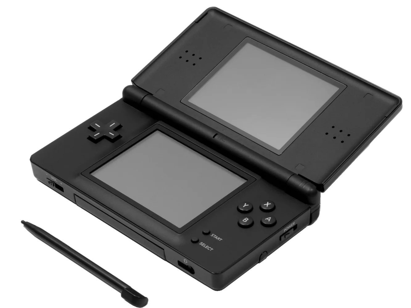 Witte Nintendo DS Lite met stylus
