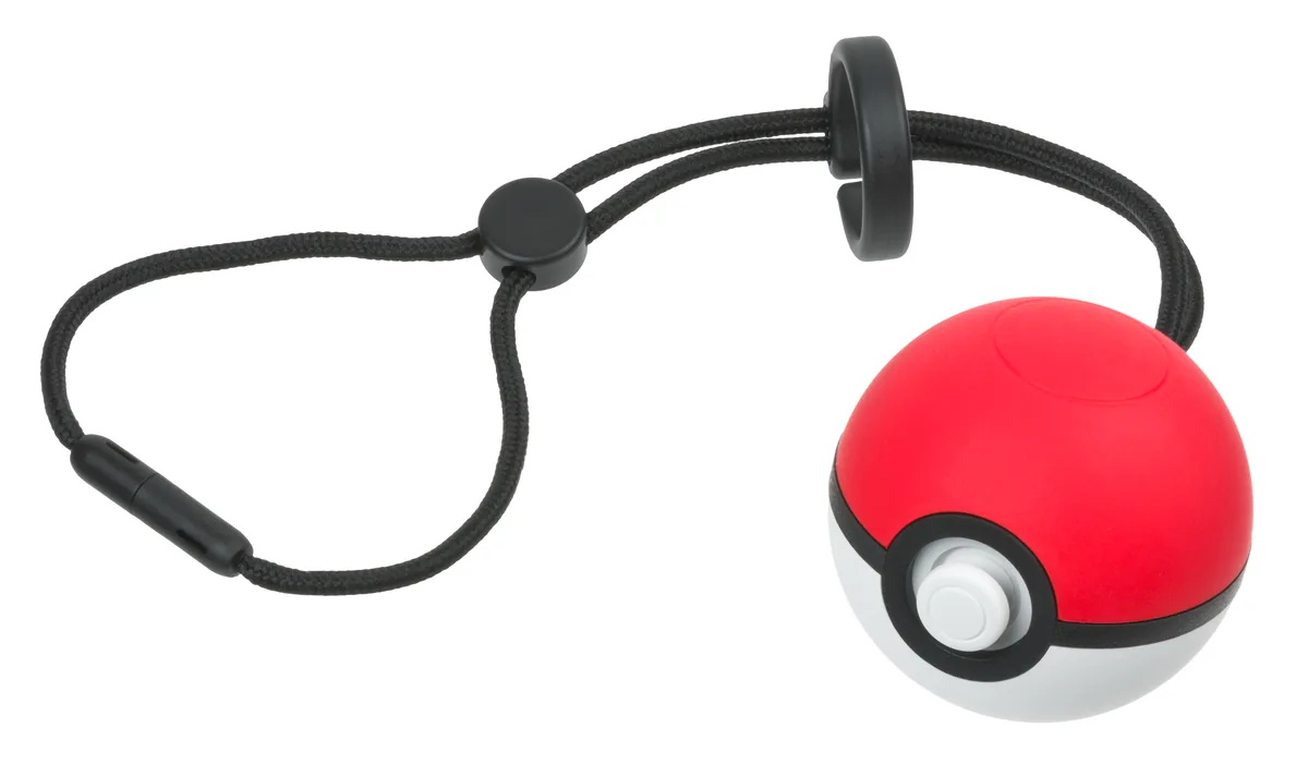 Rood-witte Poké Ball Plus-controller met polsband