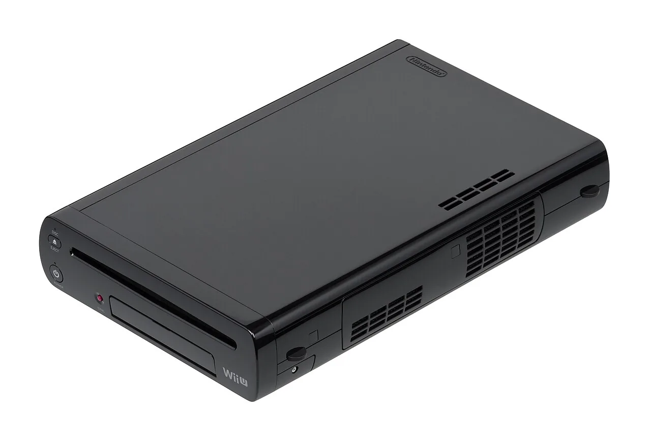Zwarte Nintendo Wii U-console