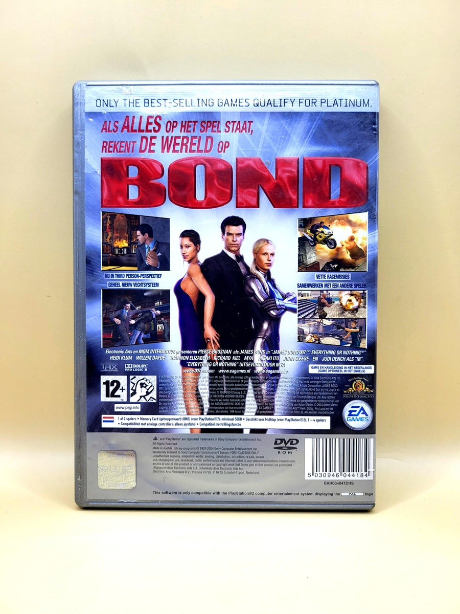 007 Everything Or Nothing (Platinum) - PlayStation 2 - PS2