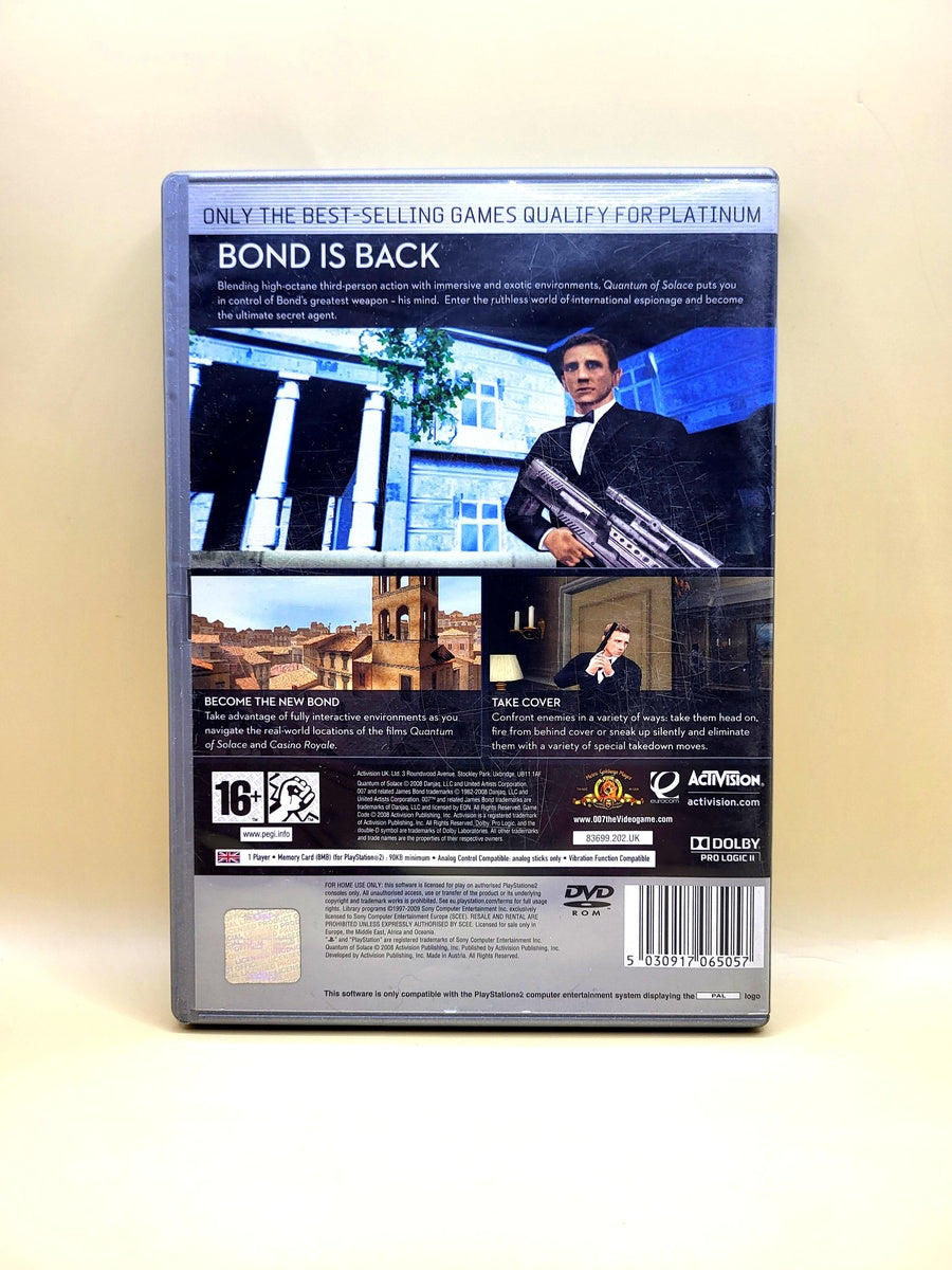 007 Quantum of Solace Platinum - PlayStation 2 - PS2