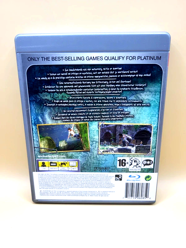 Uncharted: Drake's Fortune (Platinum) - PlayStation 3 - PS3