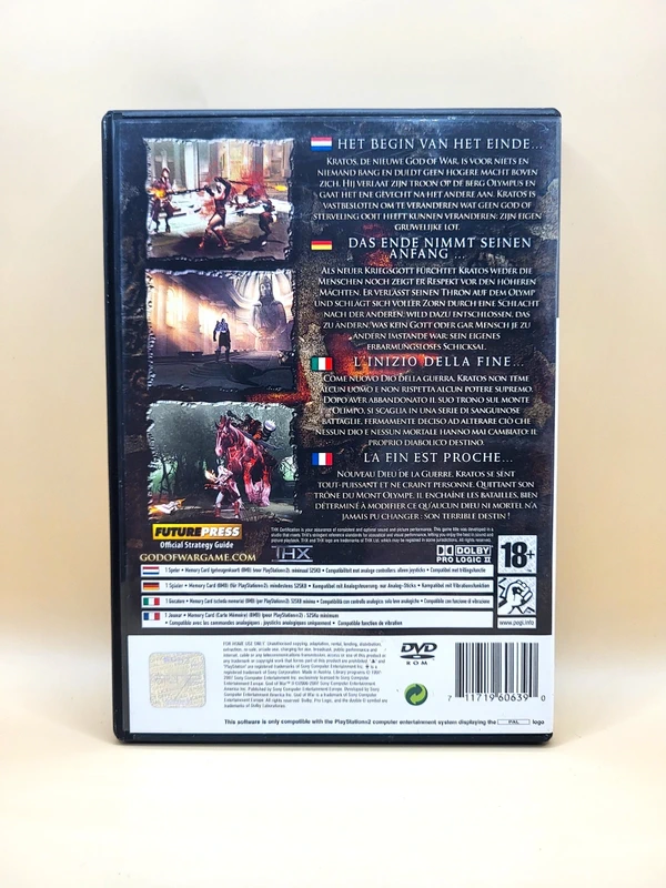 God Of War II 2  - PlayStation 2 - PS2