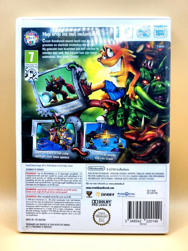 Crash: Mind over Mutant (Geen Boekje) - Nintendo Wii