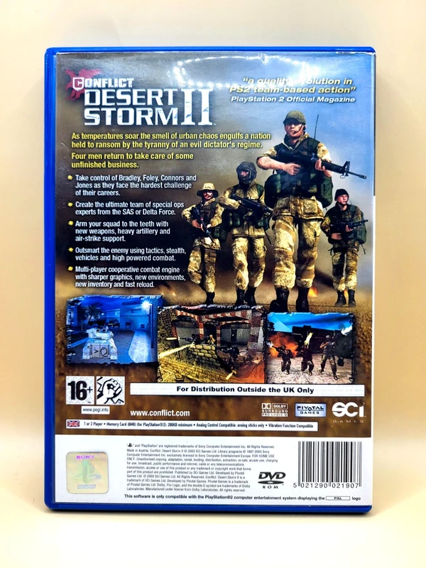 Conflict Desert Storm II 2 - PlayStation 2 - PS2