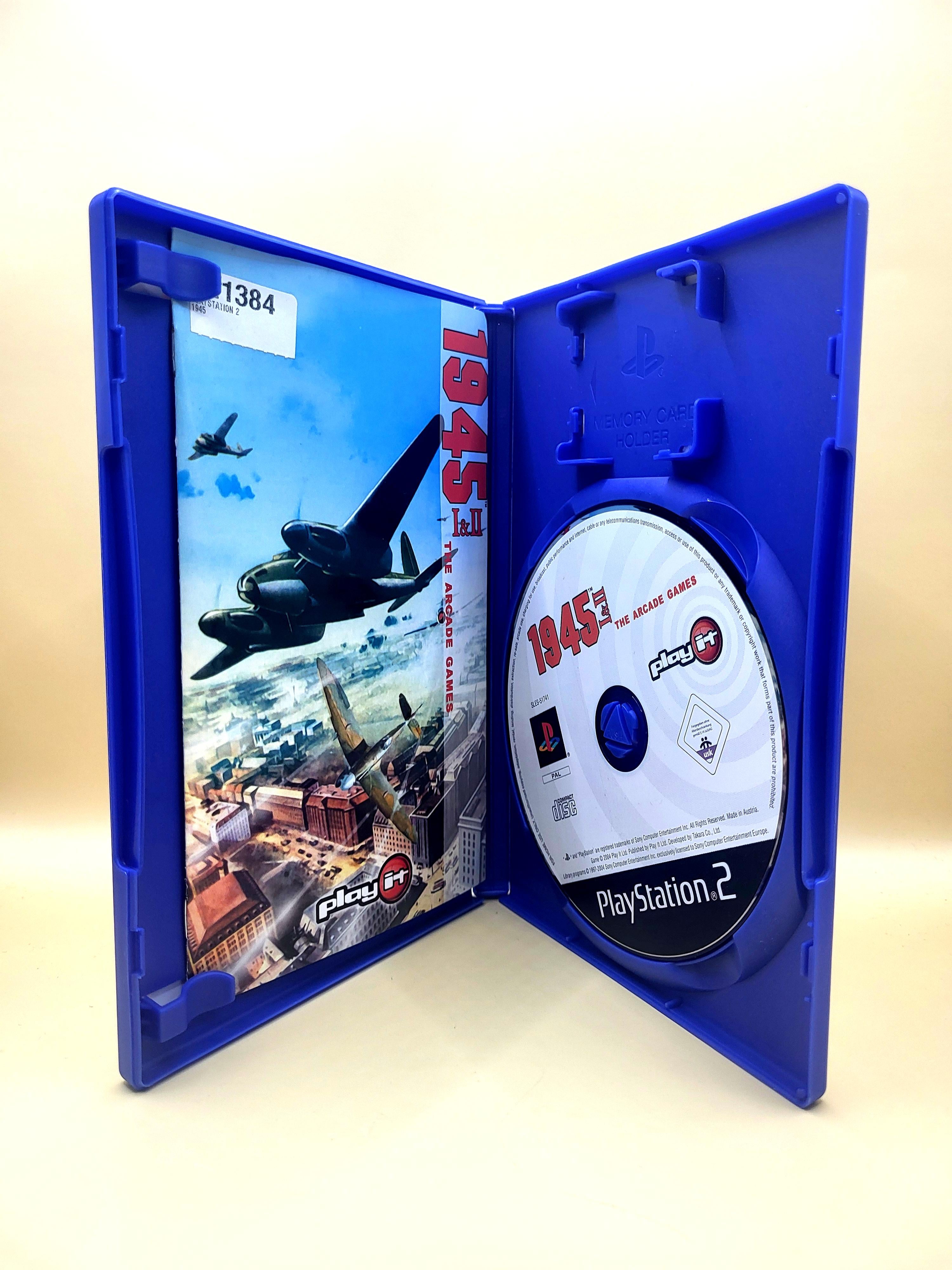 1945 I & II (1 & 2) PlayStation 2 PS2 Open Doos