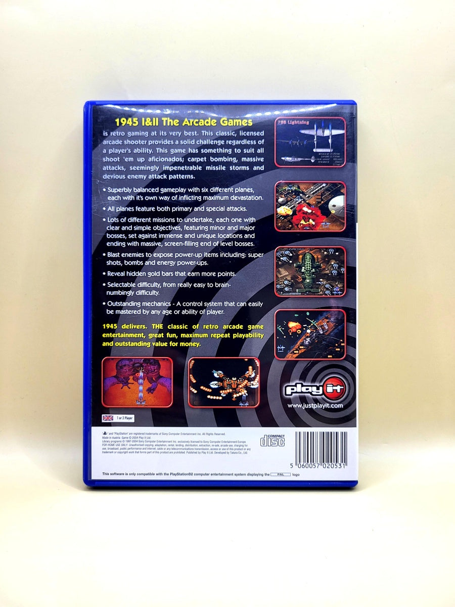 1945 I and II The Arcade Games - PlayStation 2 - PS2