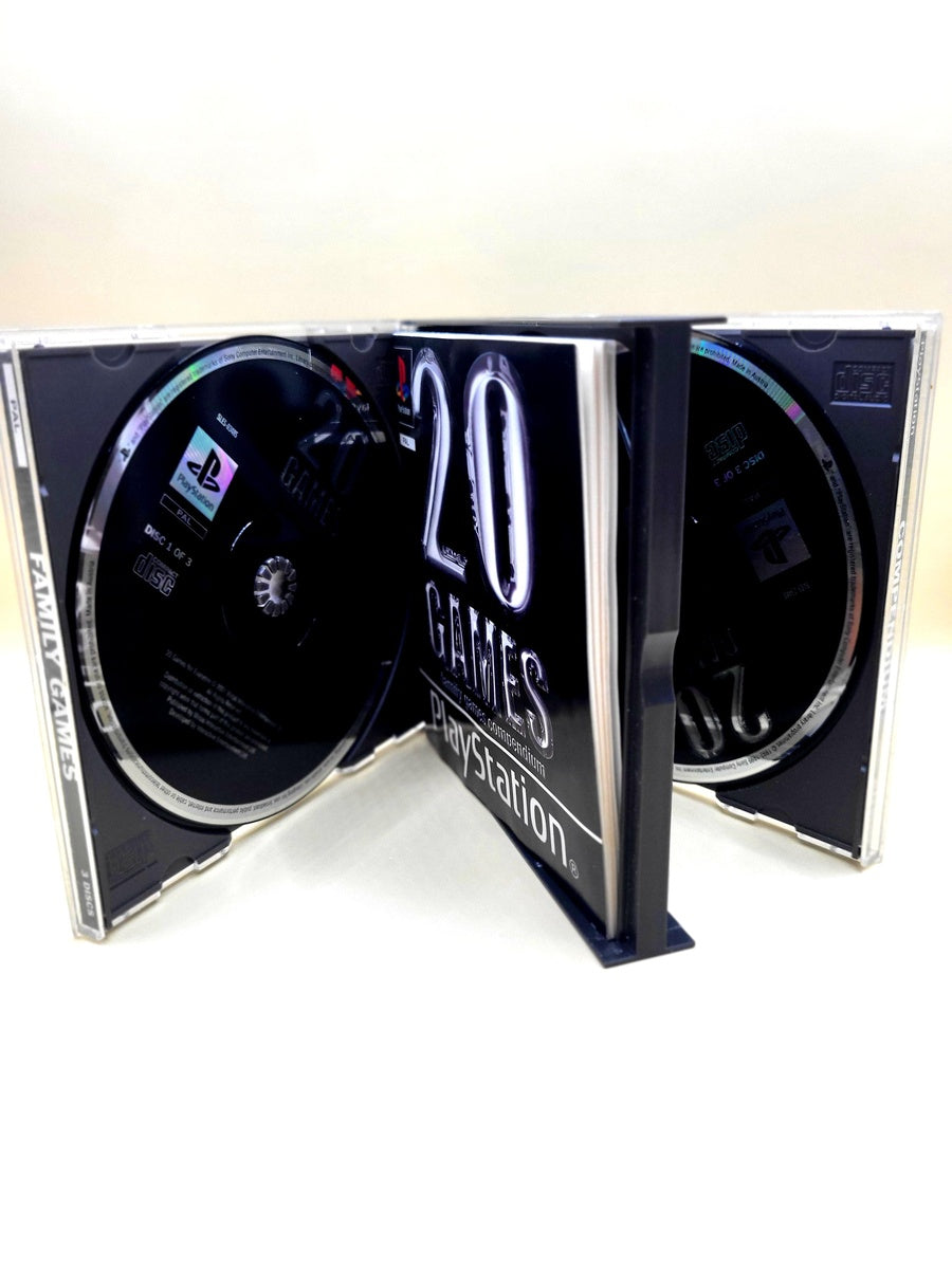 20 Games Family Games Compendium - PlayStation 1 - PS1