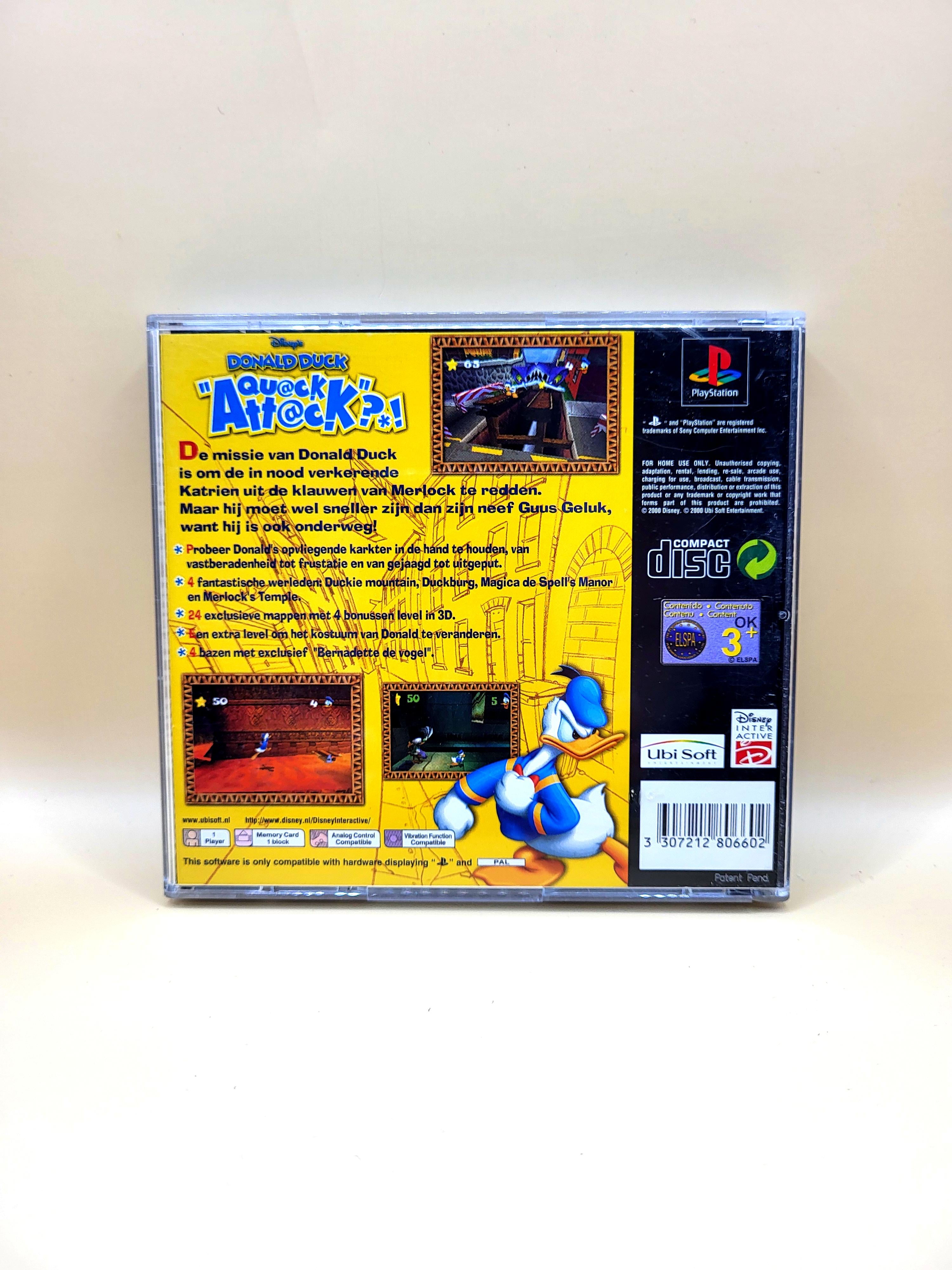 Donald Duck Quack Attack - PlayStation 1 - PS1