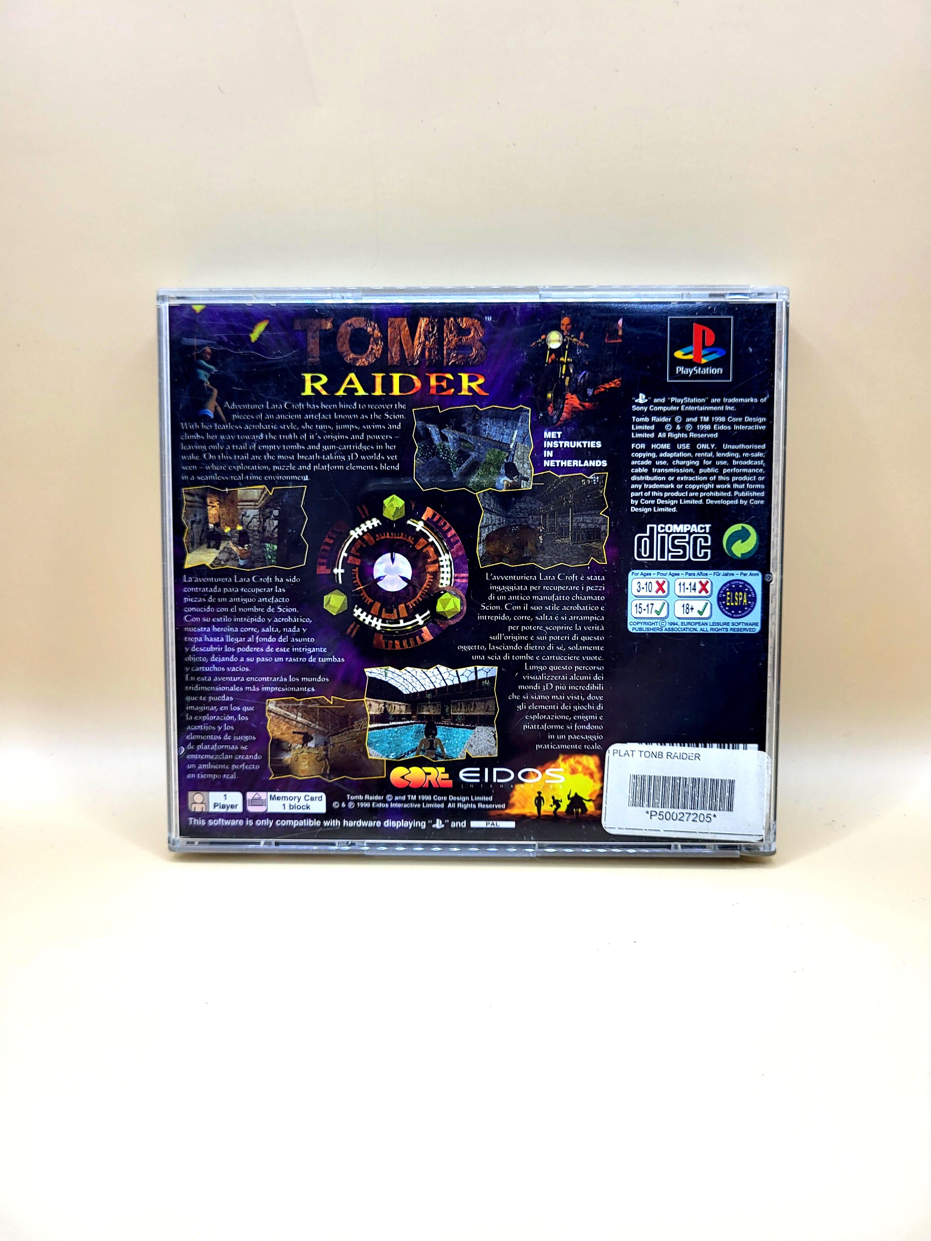 Tomb Raider (Platinum) - PlayStation 1 - PS1