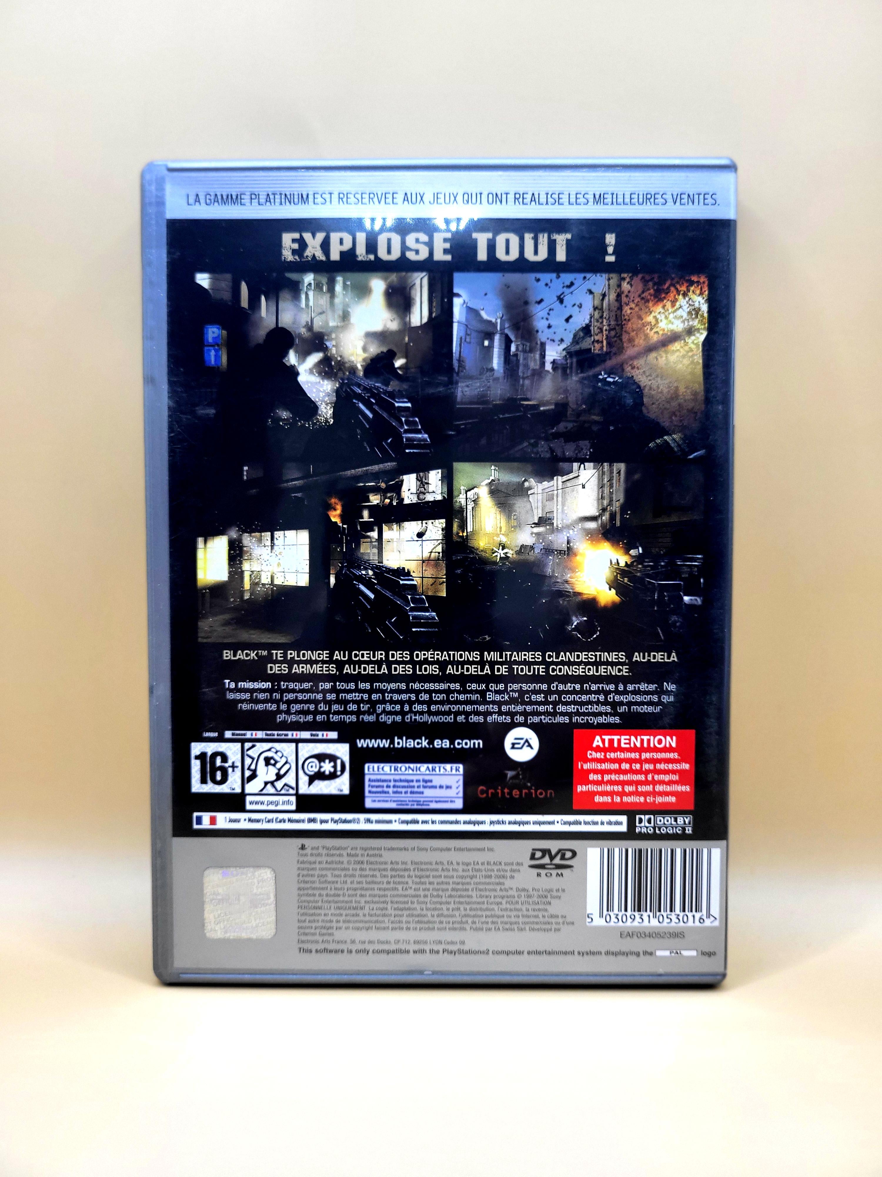 Black (Platinum) (Geen Boekje)- PlayStation 2 - PS2