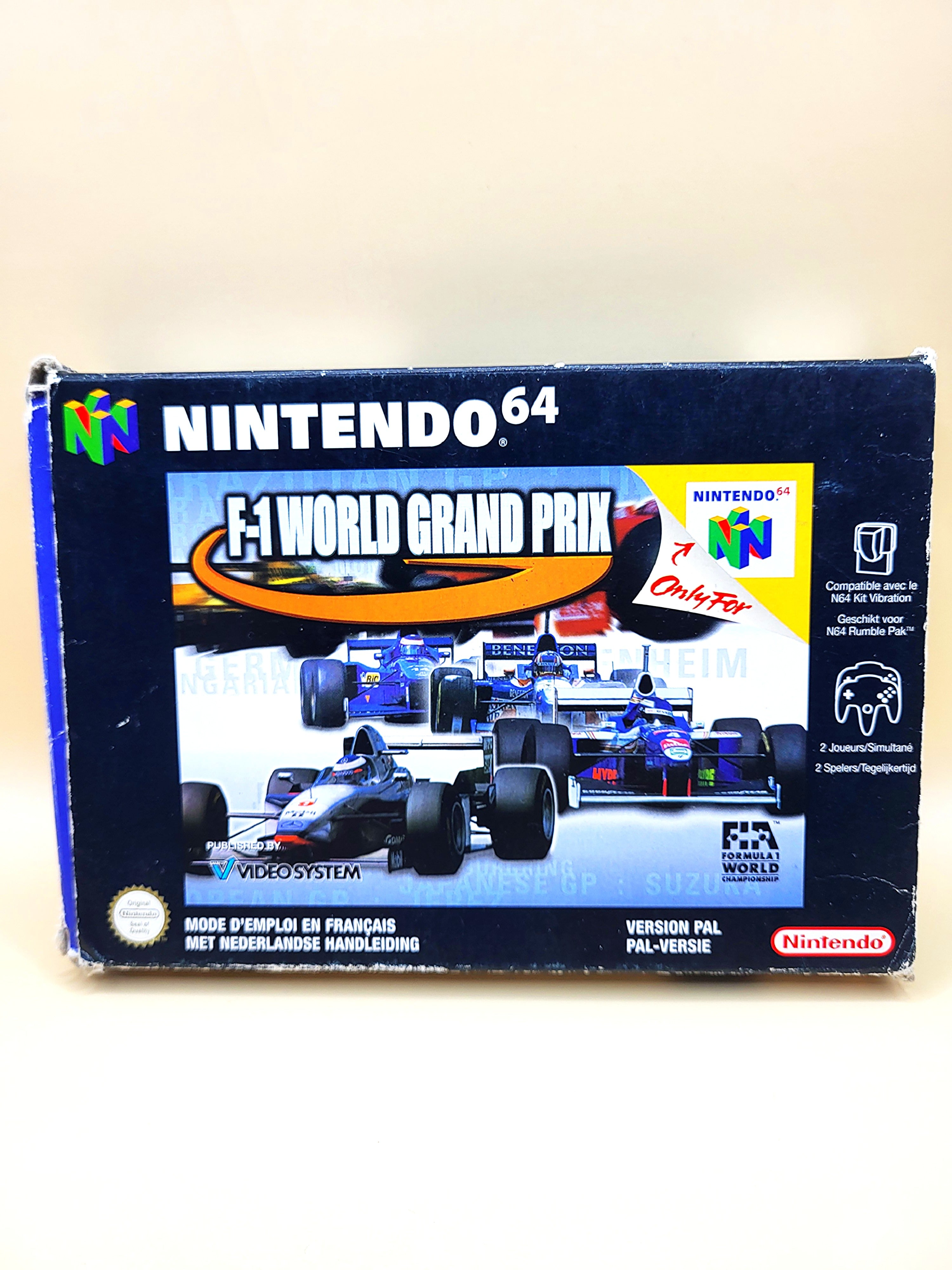 F-1 World Grand Prix + Doos - Nintendo 64 - N64