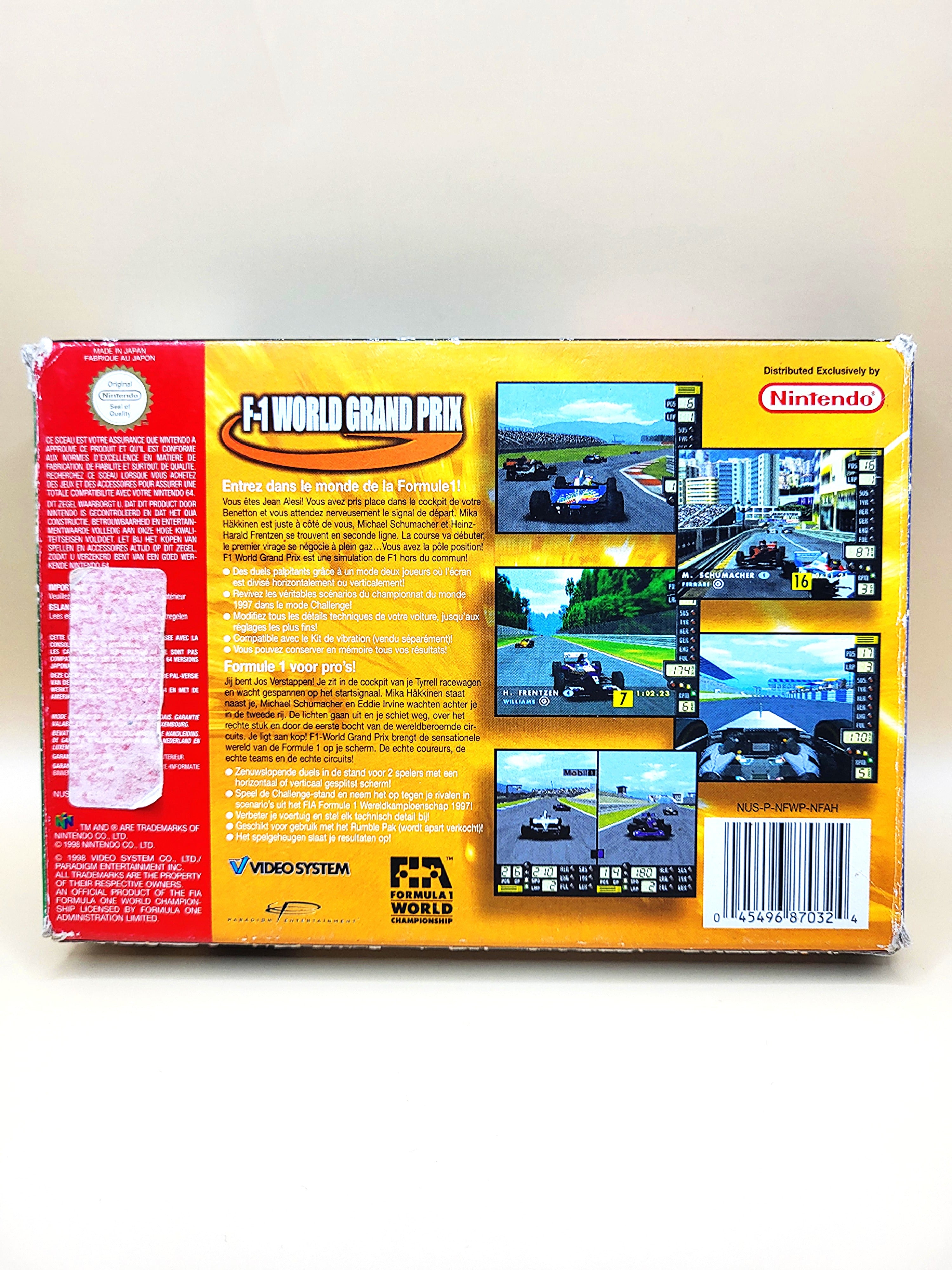 F-1 World Grand Prix + Doos - Nintendo 64 - N64