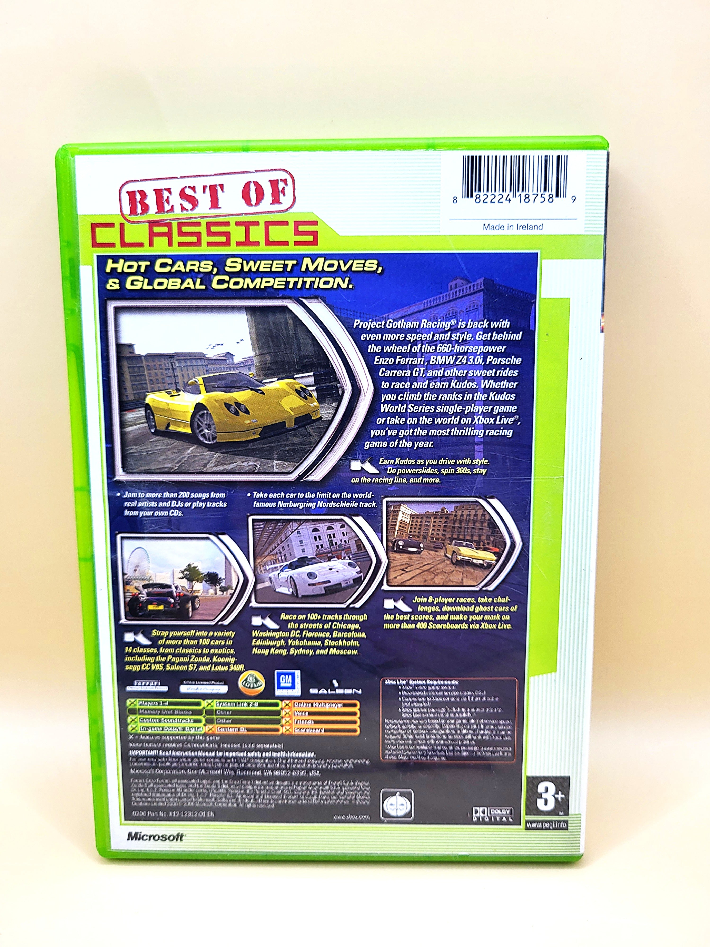 Project Gotham Racing PGR 4 (Classics) - PGR 4 - Xbox Original