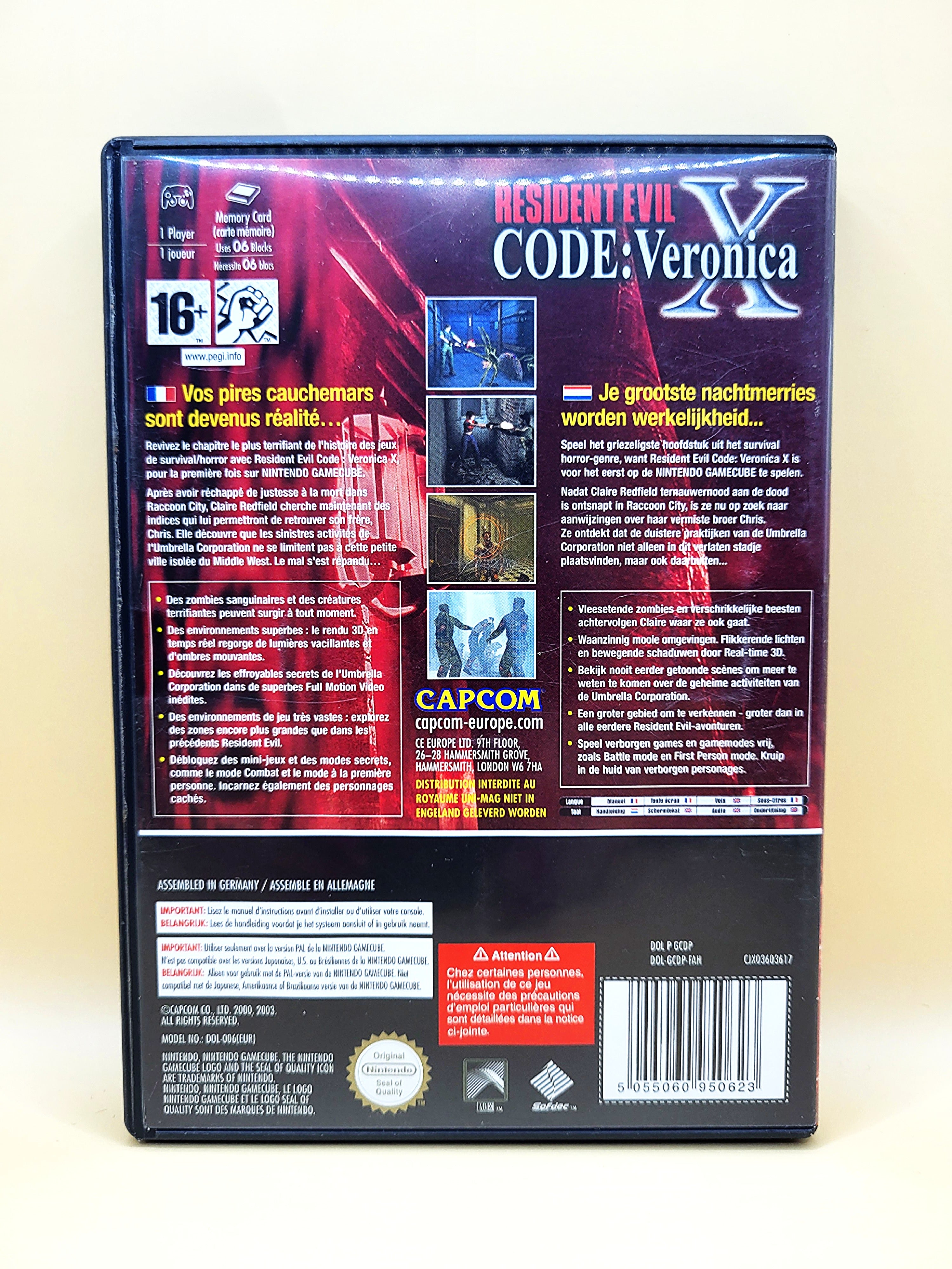 Resident Evil Code Veronica X - Nintendo GameCube