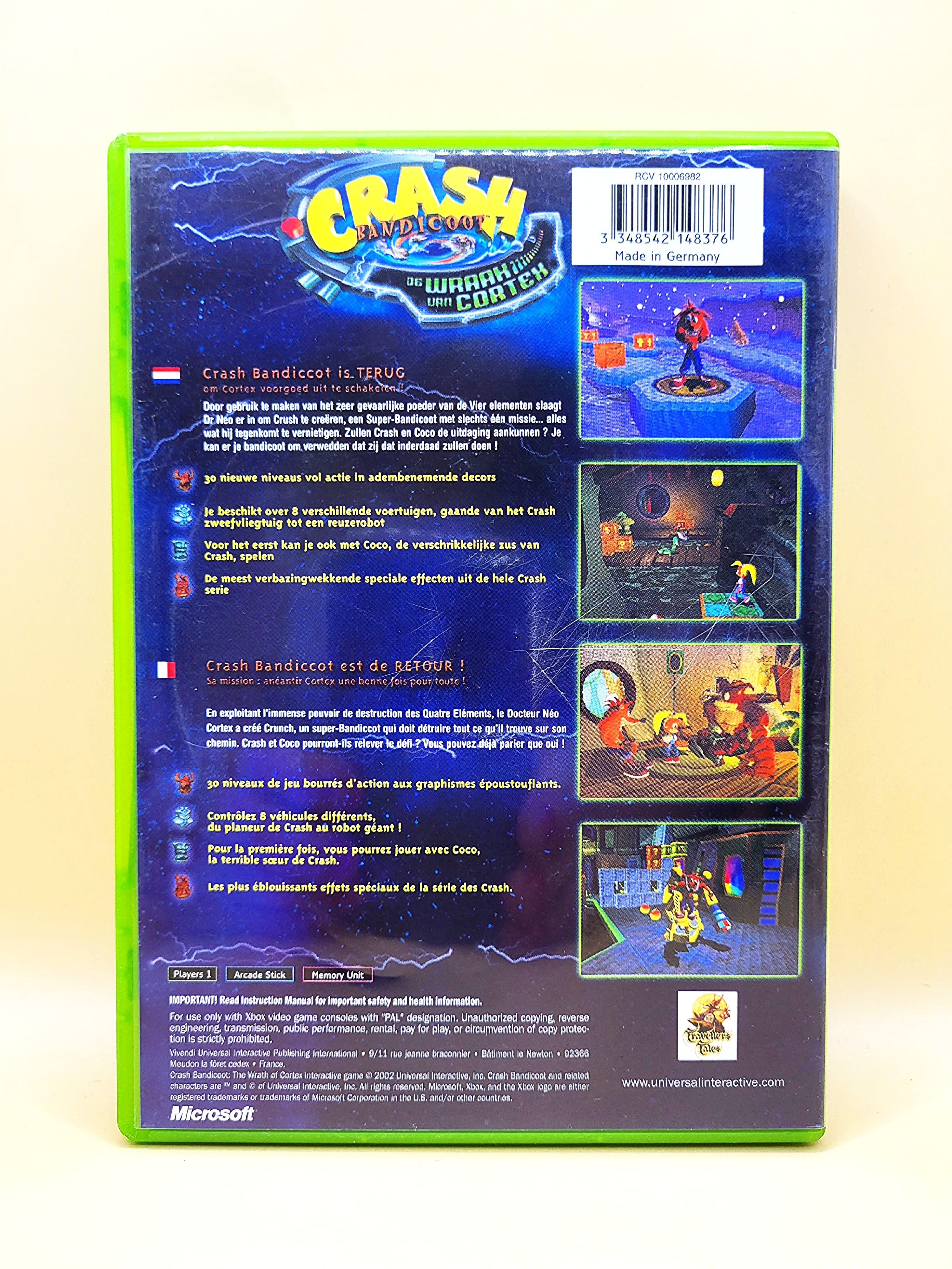 Crash Bandicoot: De Wraak Van Cortex - Xbox Original