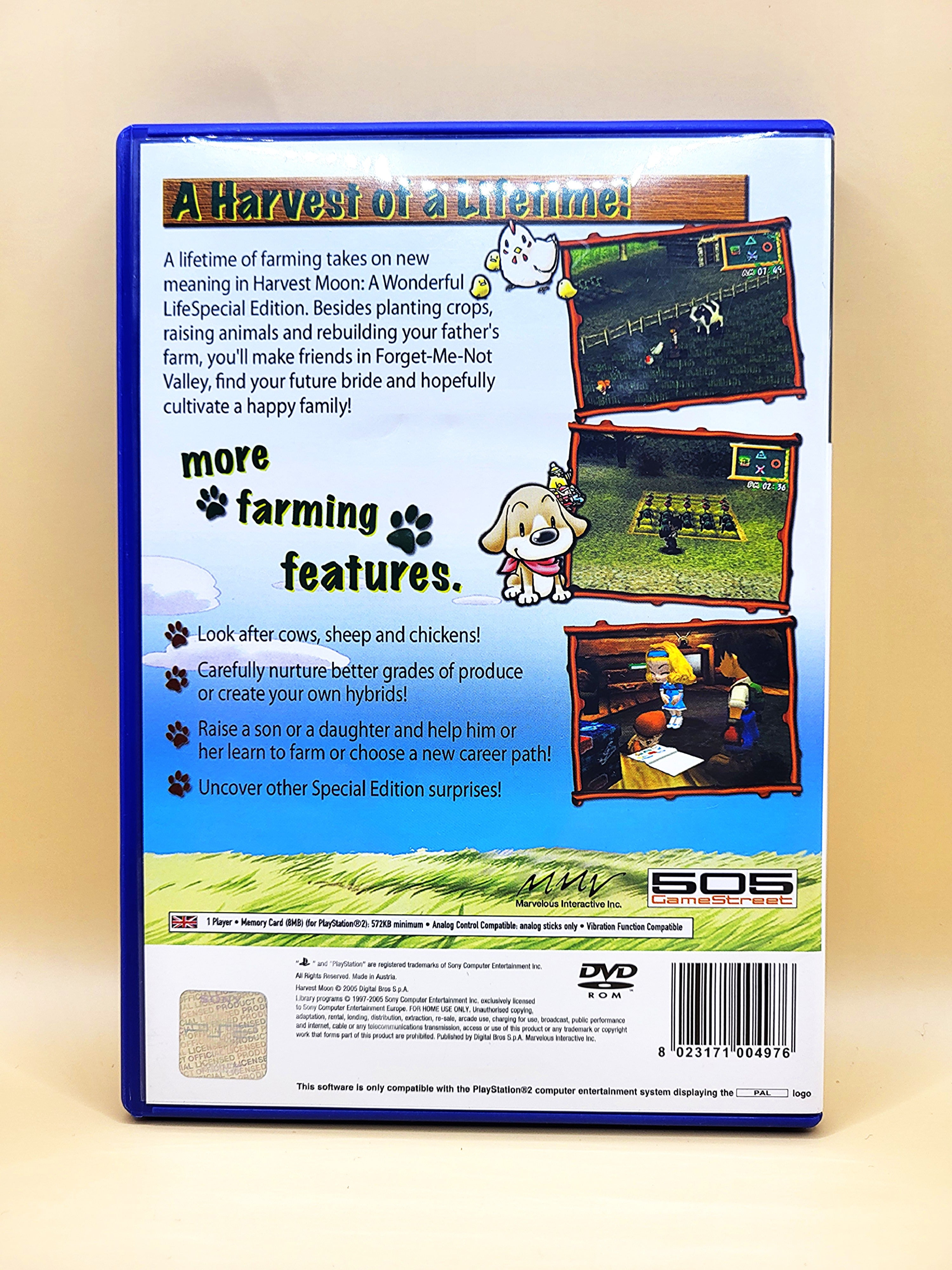 Harvest Moon: A Wonderful Life - PlayStation 2 - PS2