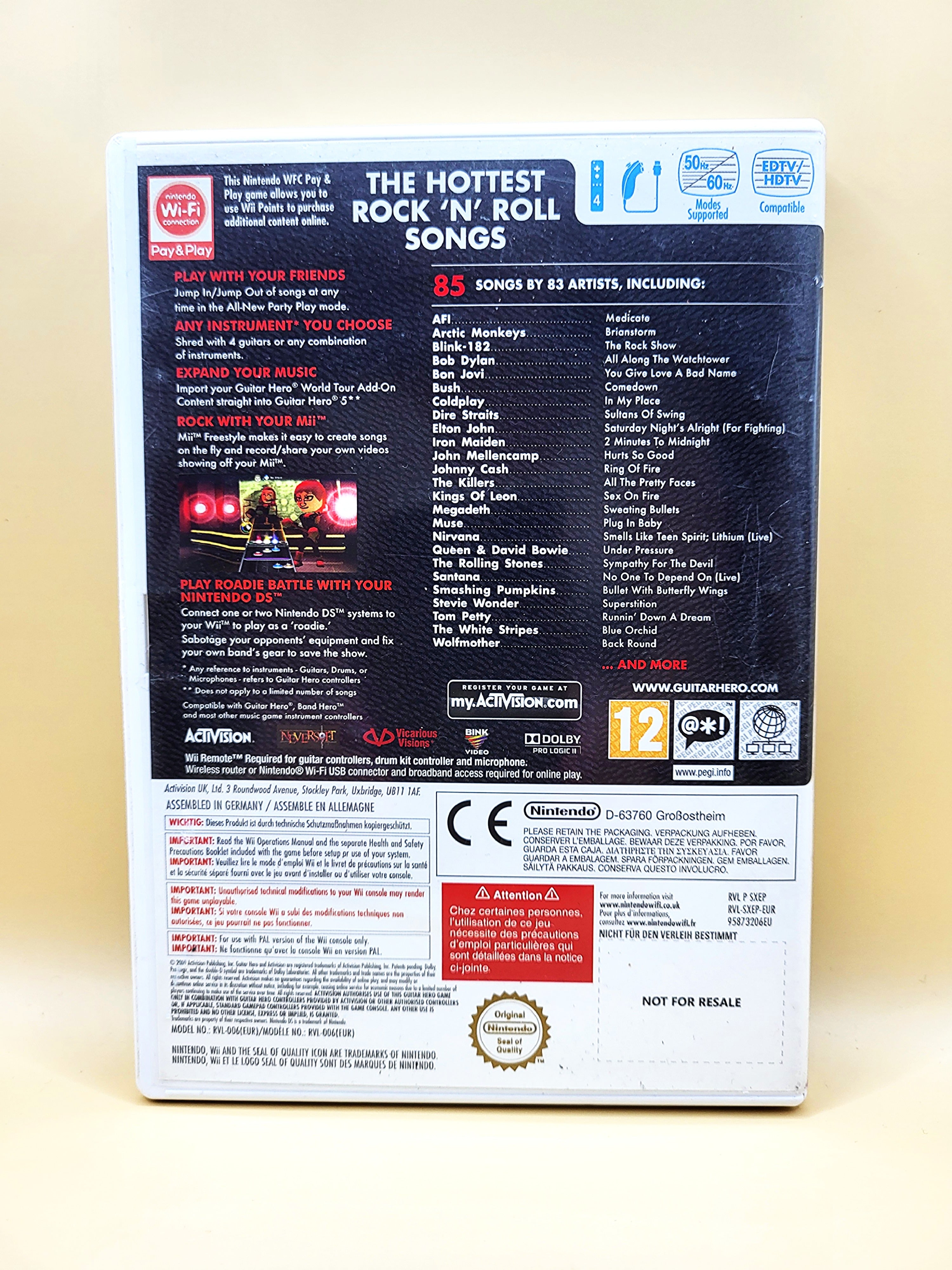 Guitar Hero 5 (Game Only) - Nintendo Wii