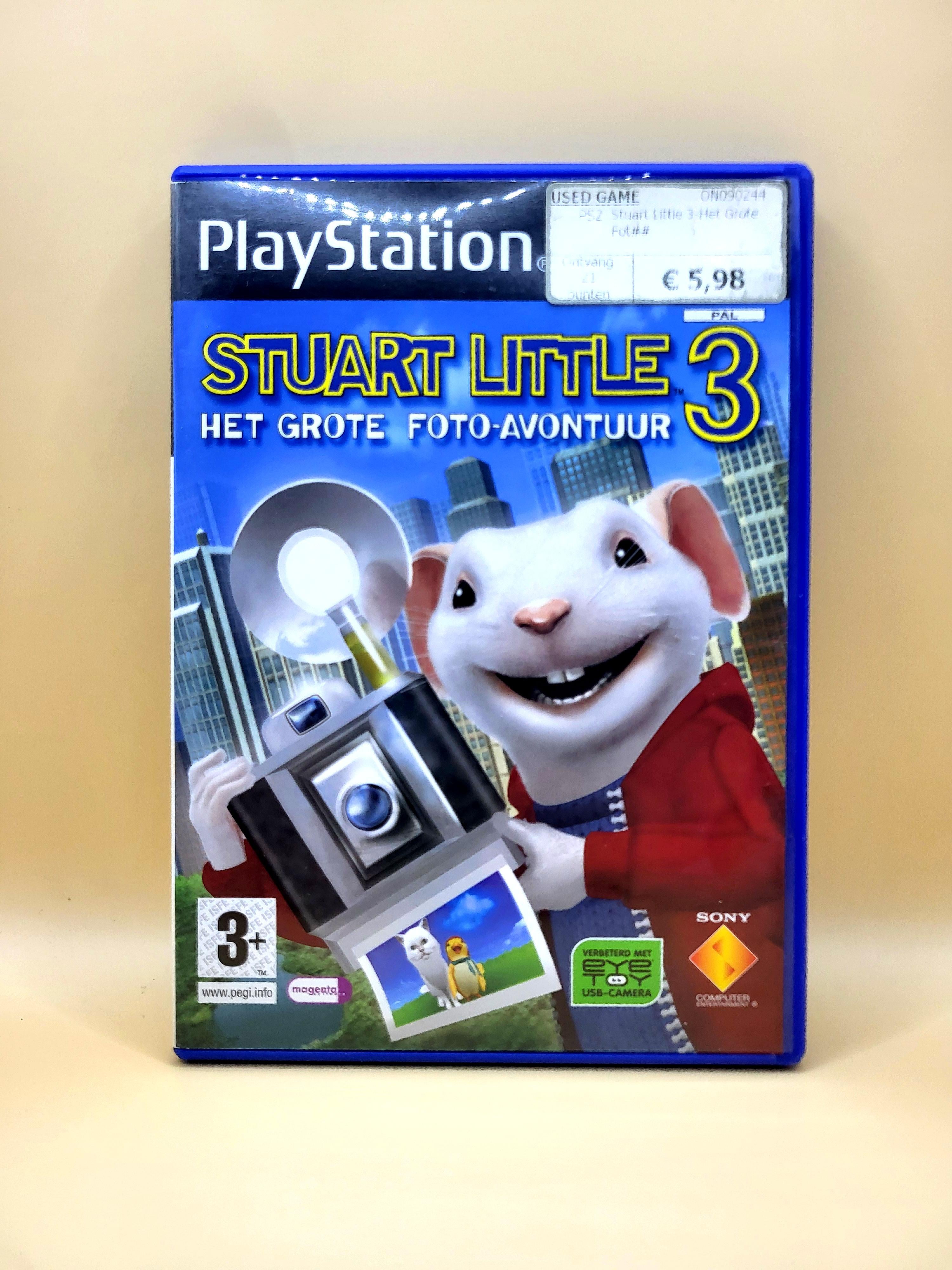 Stuart Little 3: Big Photo Adventure - PlayStation 2 - PS2