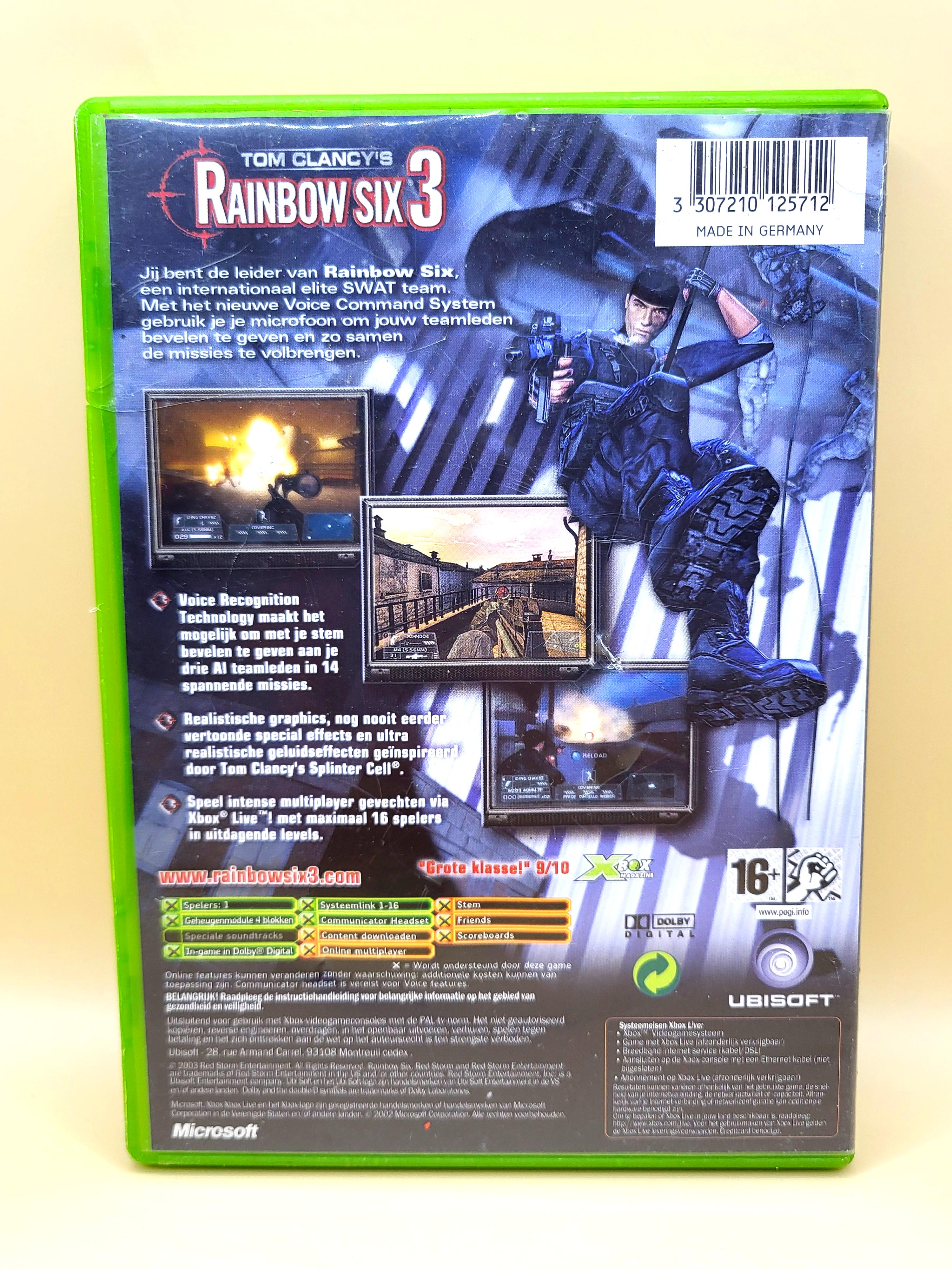 Tom Clancy's Rainbow Six 3 - Xbox Original