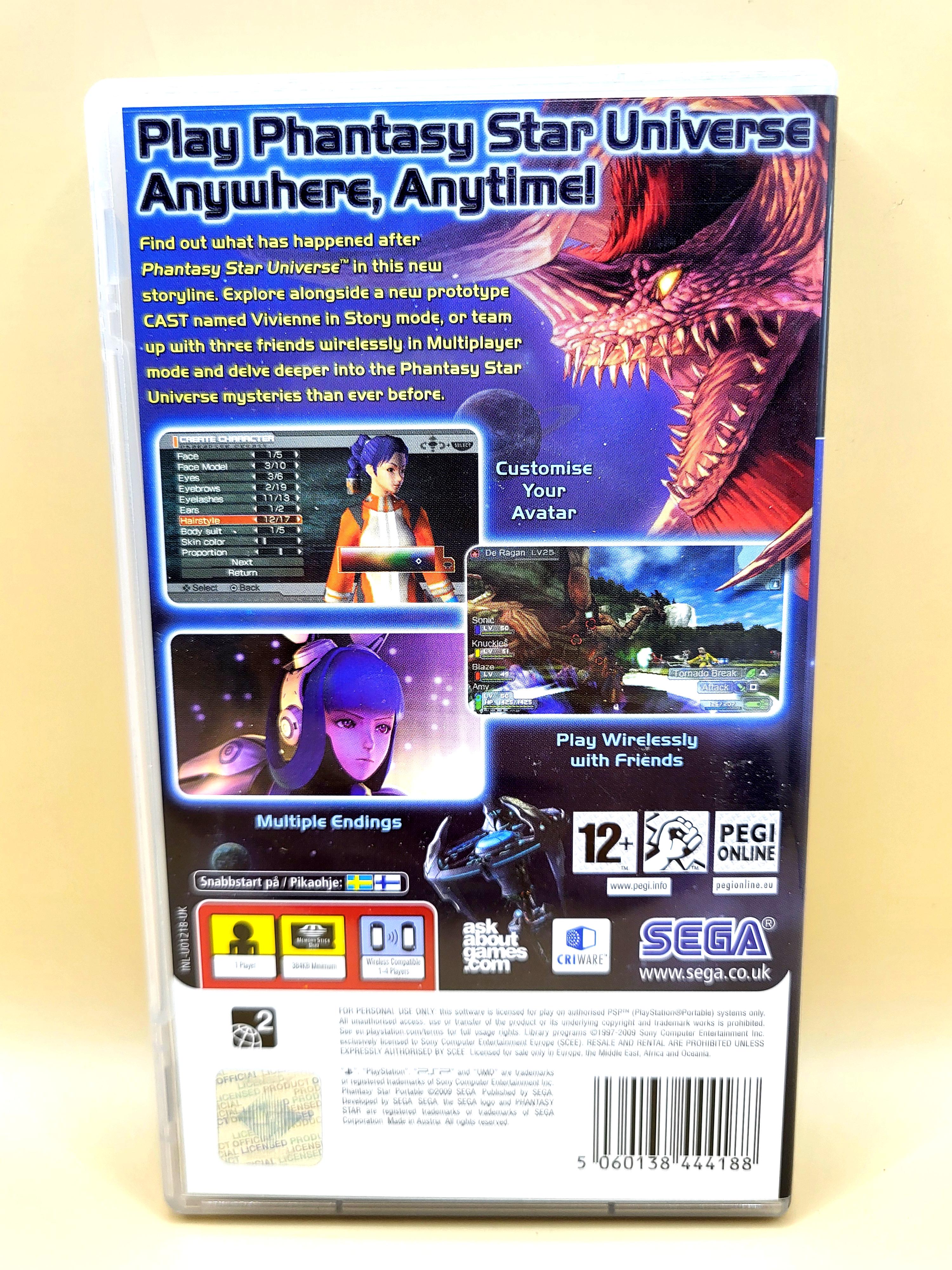 Phantasy Star Portable - PlayStation Portable - PSP