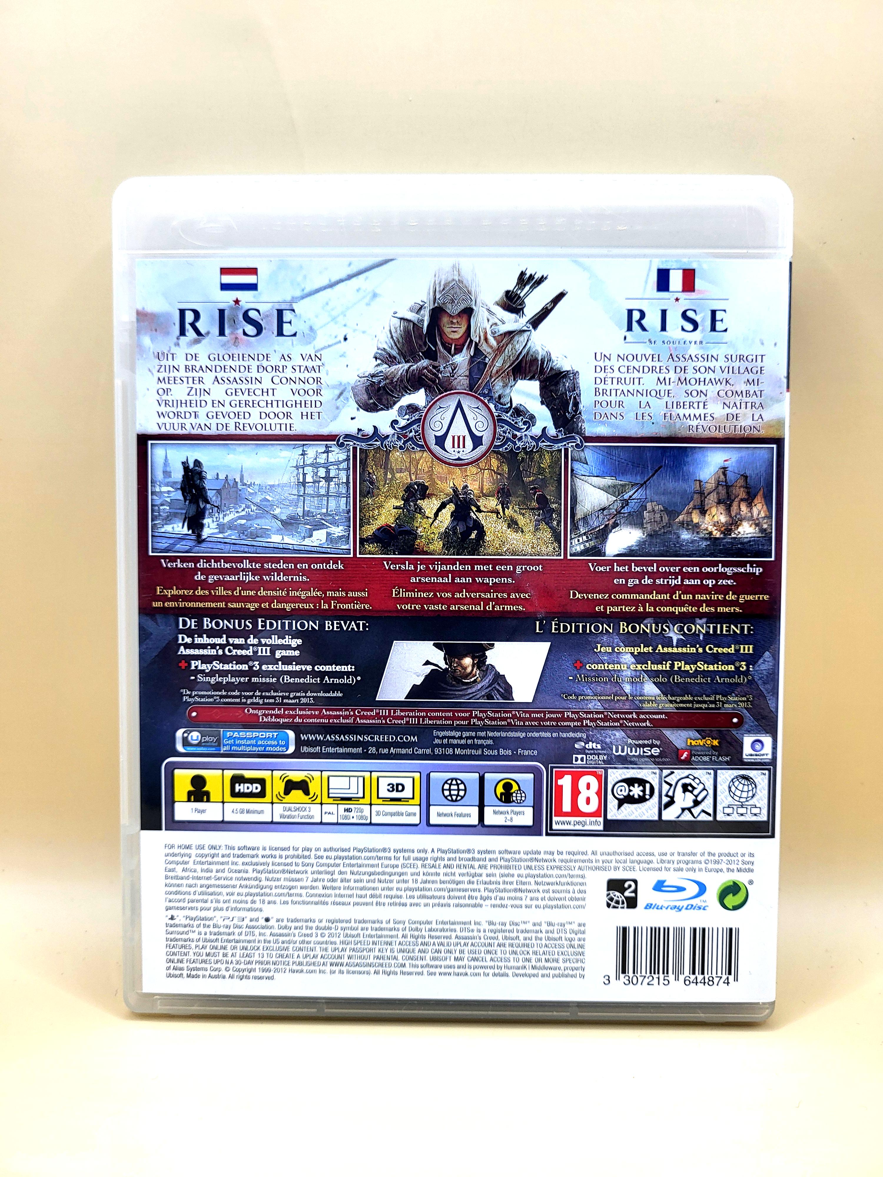 Assassin's Creed III 3 - PlayStation 3 - PS3