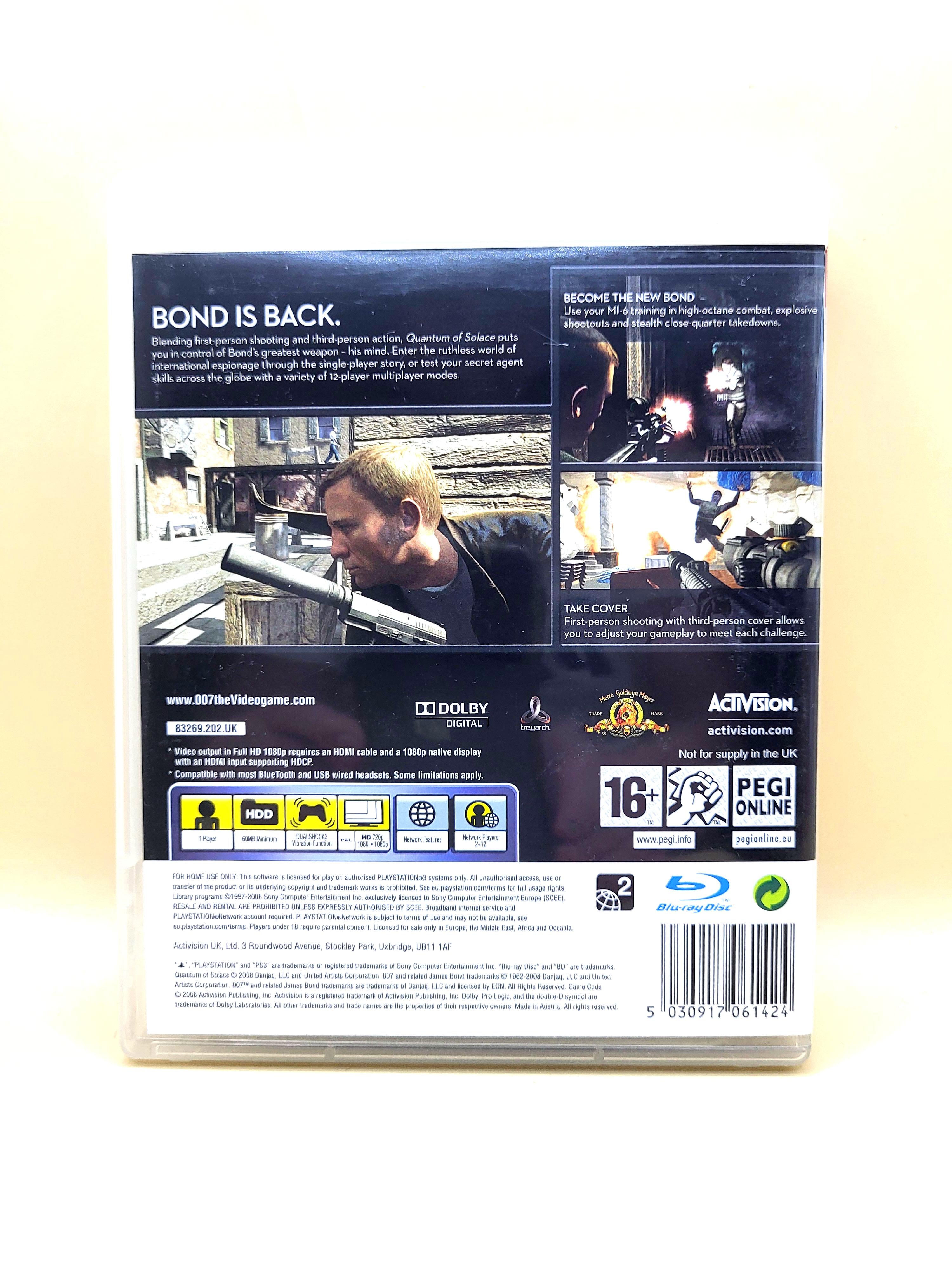 007 James Bond: Quantum of Solace - PlayStation 3 - PS3