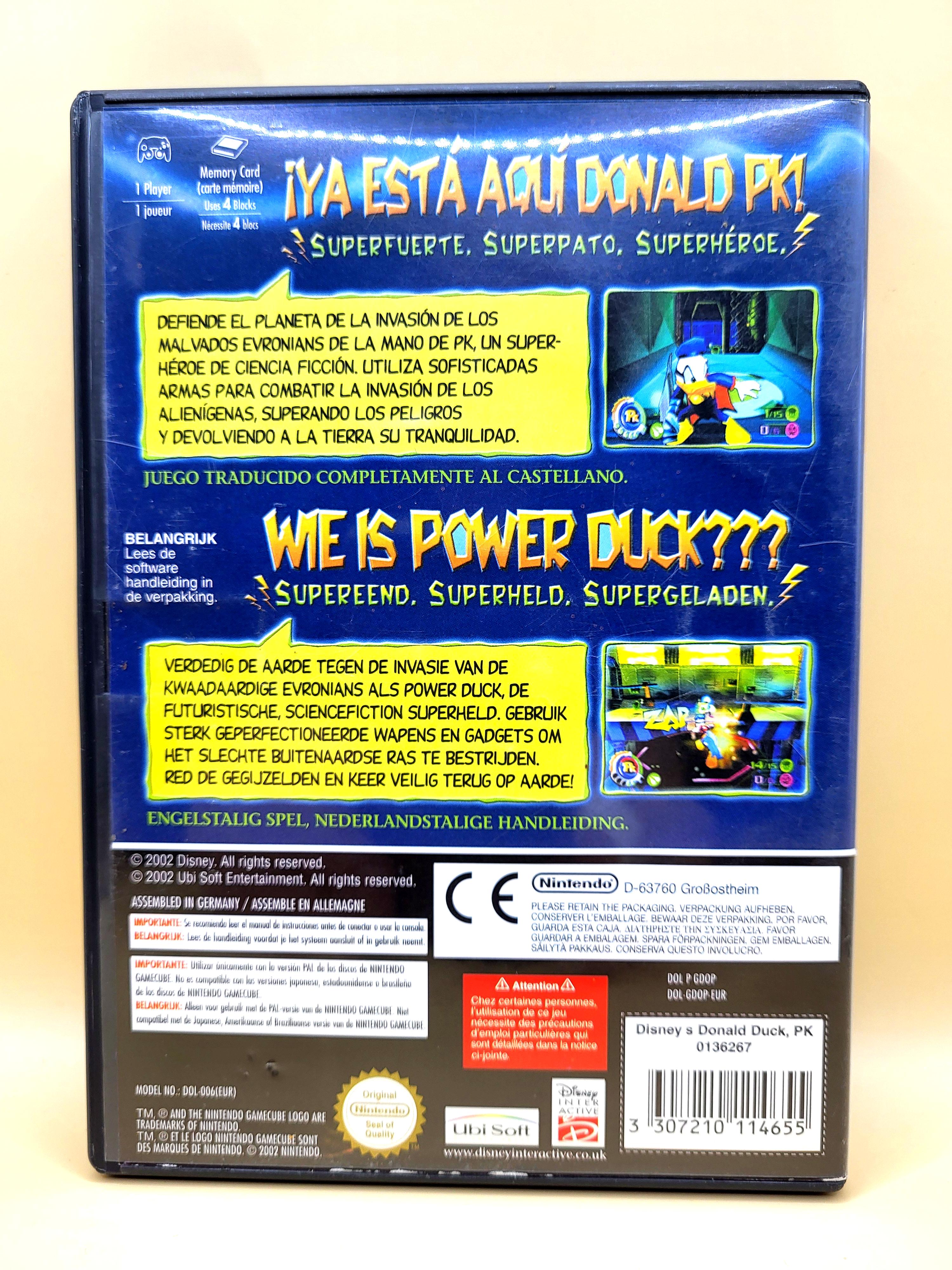 Donald Duck PK Power Duck - Nintendo GameCube