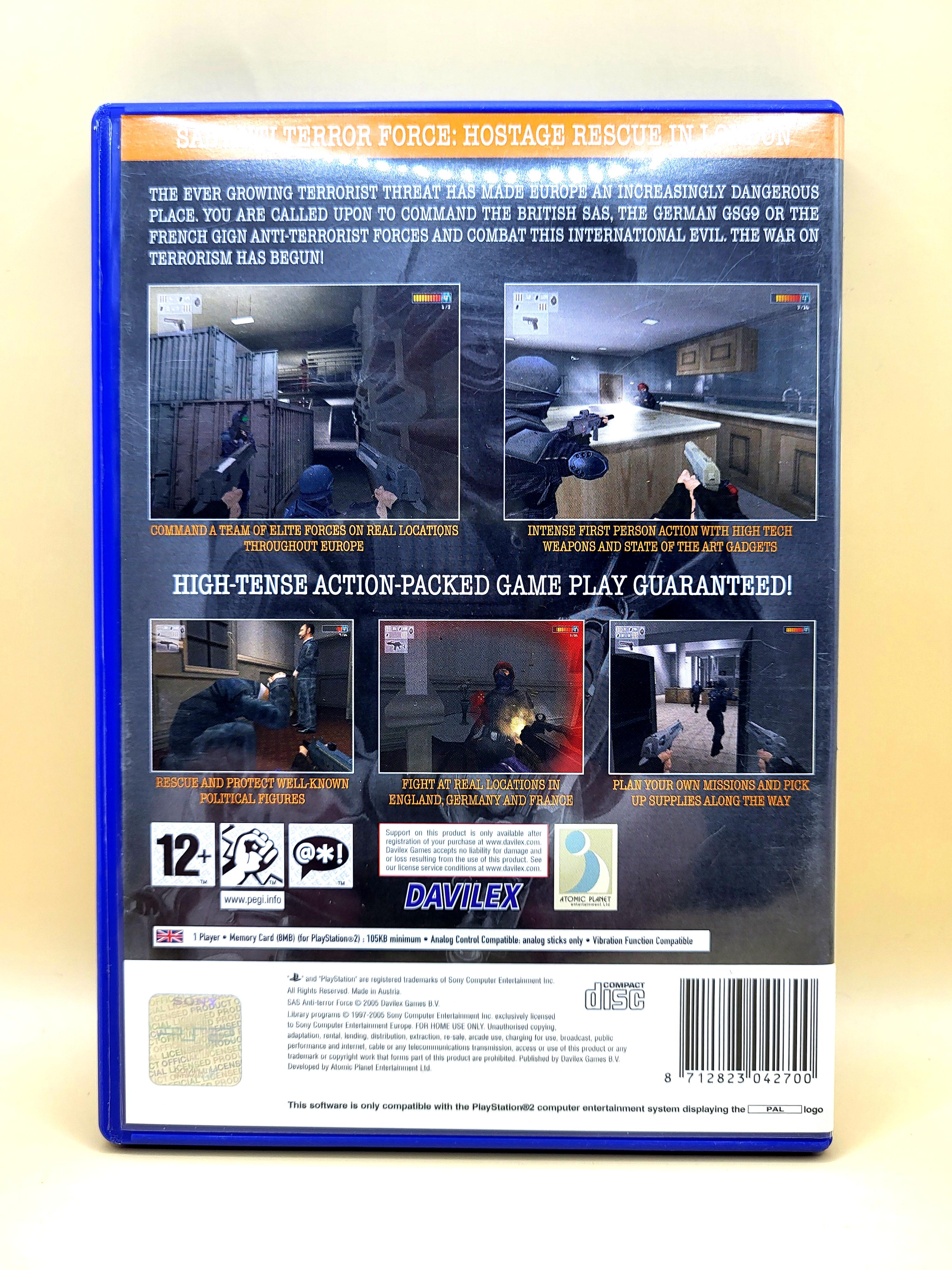 SAS Anti-Terror Force - PlayStation 2 - PS2