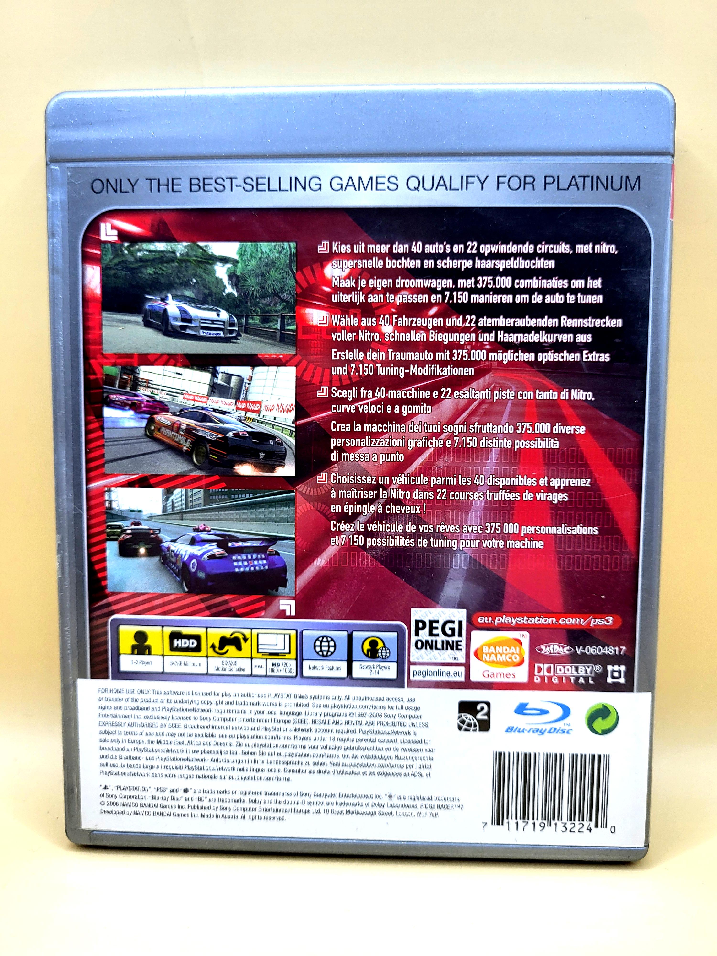 Ridge Racer 7 (Platinum) - PlayStation 3 - PS3