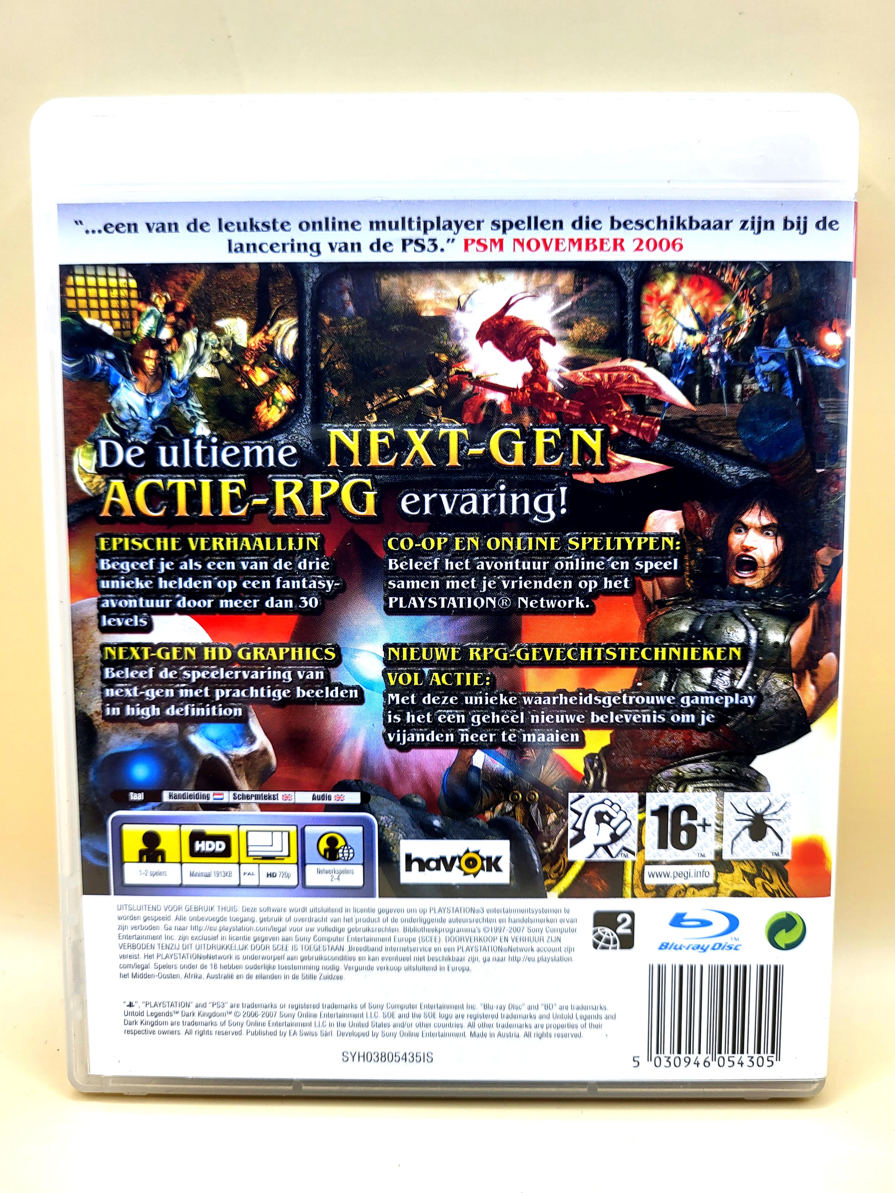 Untold Legends: Dark Kingdom - PlayStation 3 - PS3