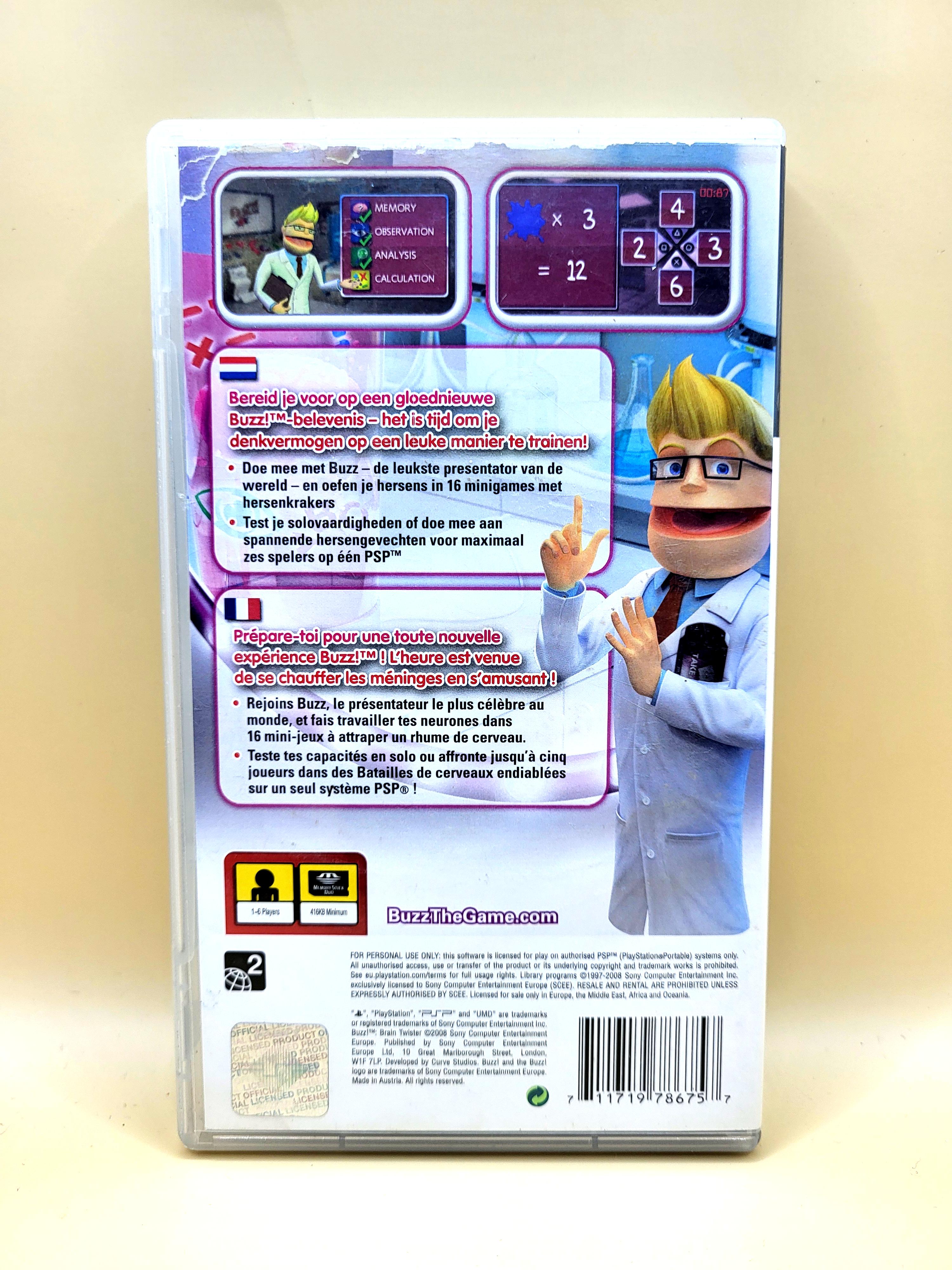 Buzz! Brain Twister - PlayStation Portable - PSP