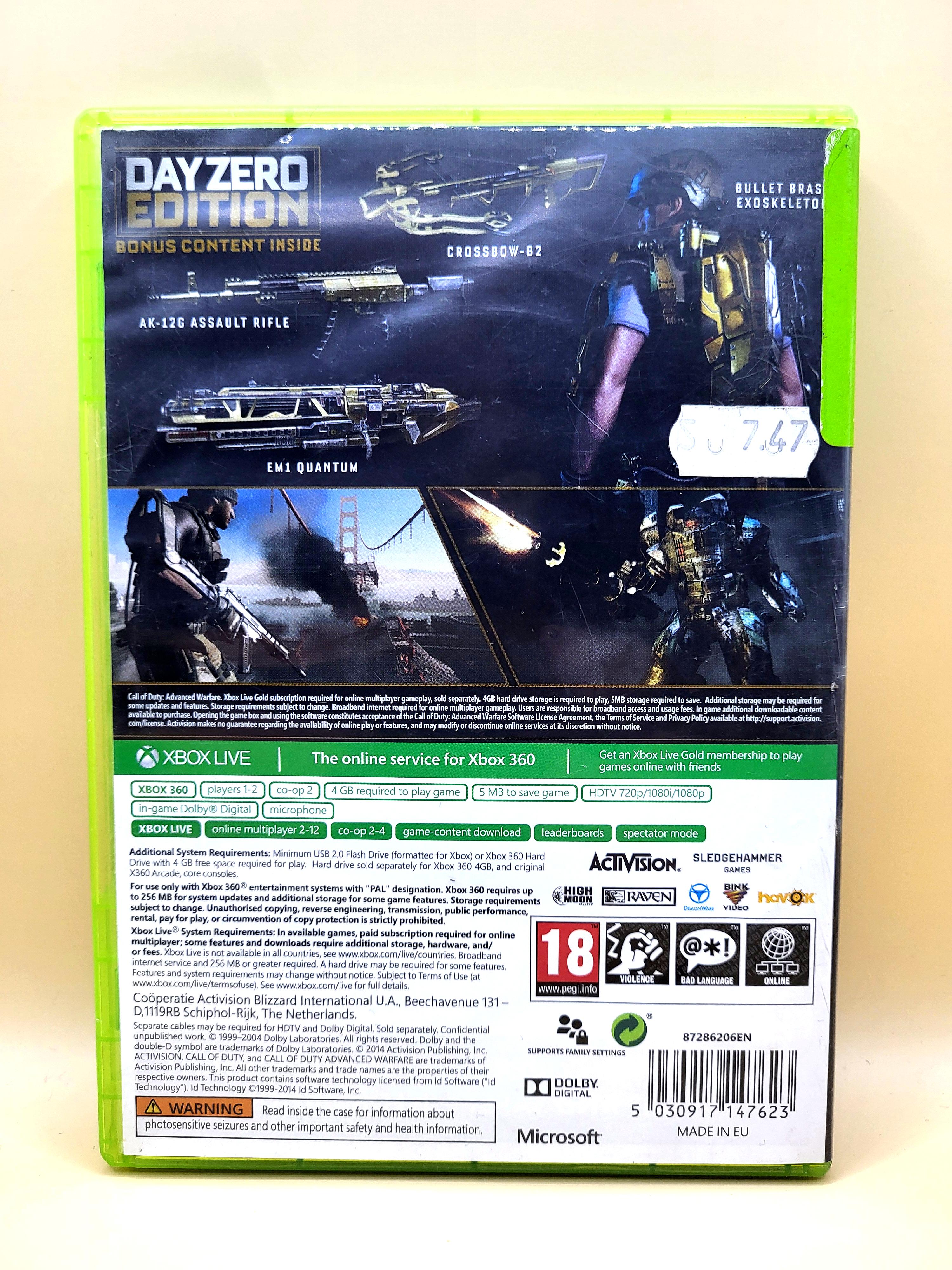 Call of Duty: Advanced Warfare - Day Zero Edition - Xbox 360