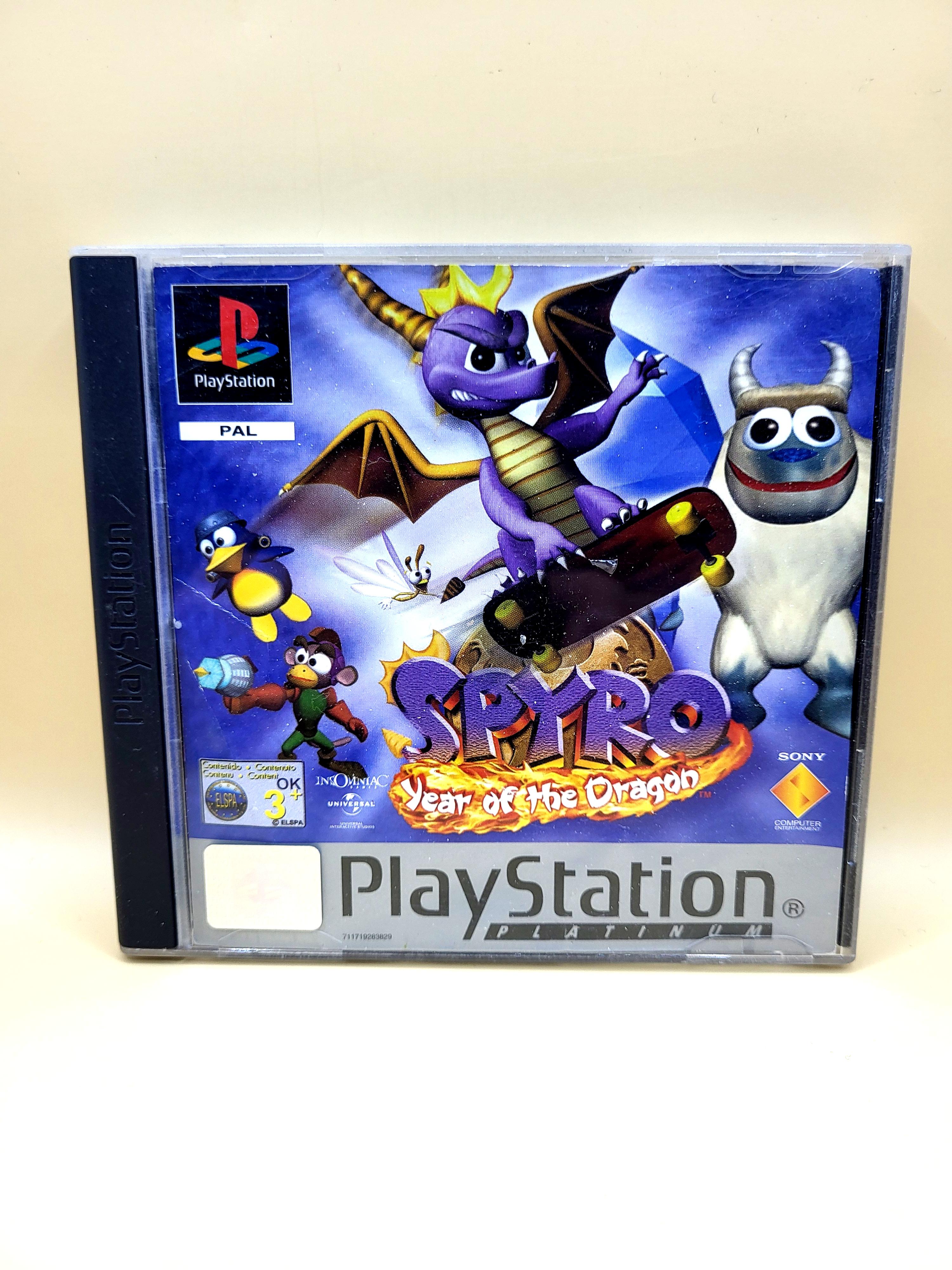 Spyro: Year of the Dragon (Platinum) - PlayStation 1 - PS1