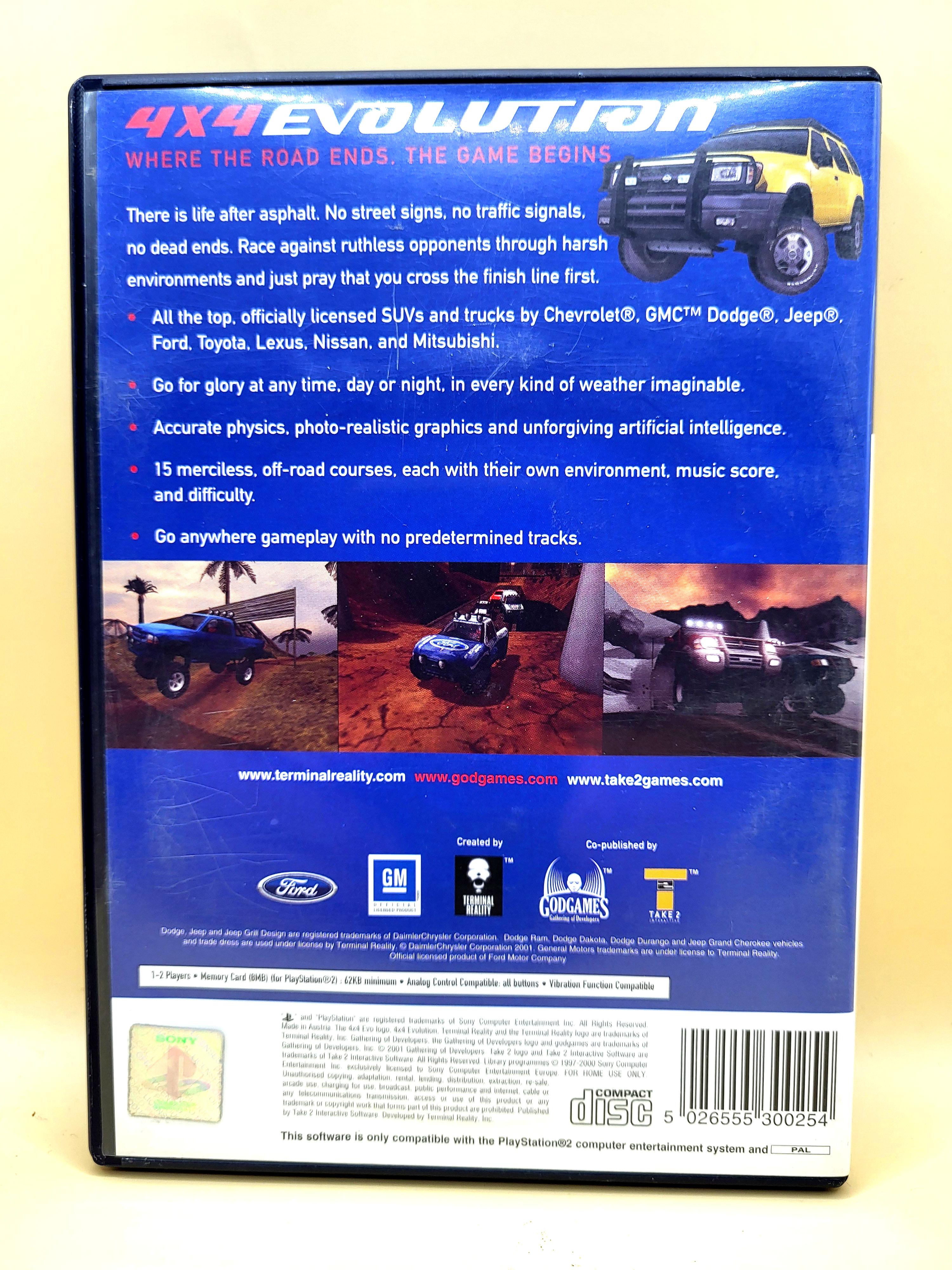 4 X 4 Evo - PlayStation 2 - PS2