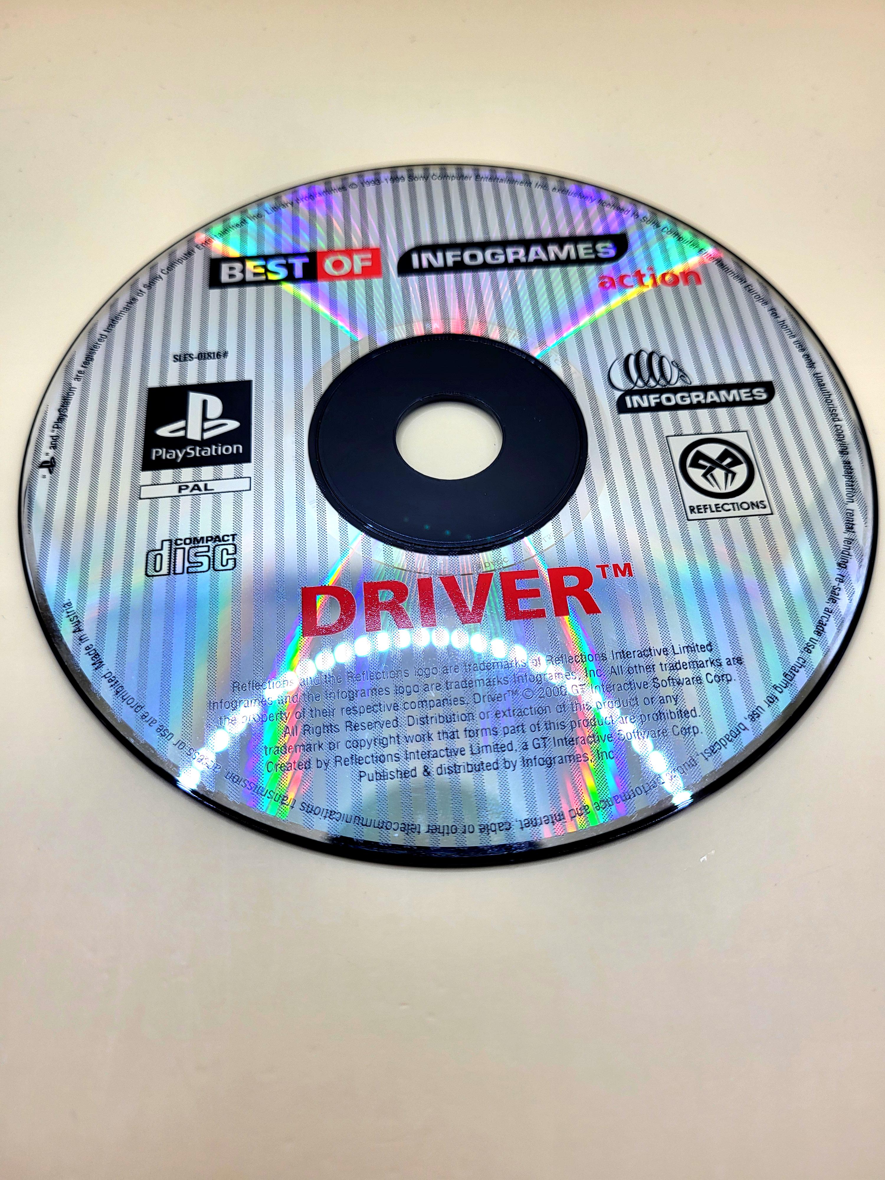 Driver (Disc Only) (Best Of) - PlayStation 1 - PS1