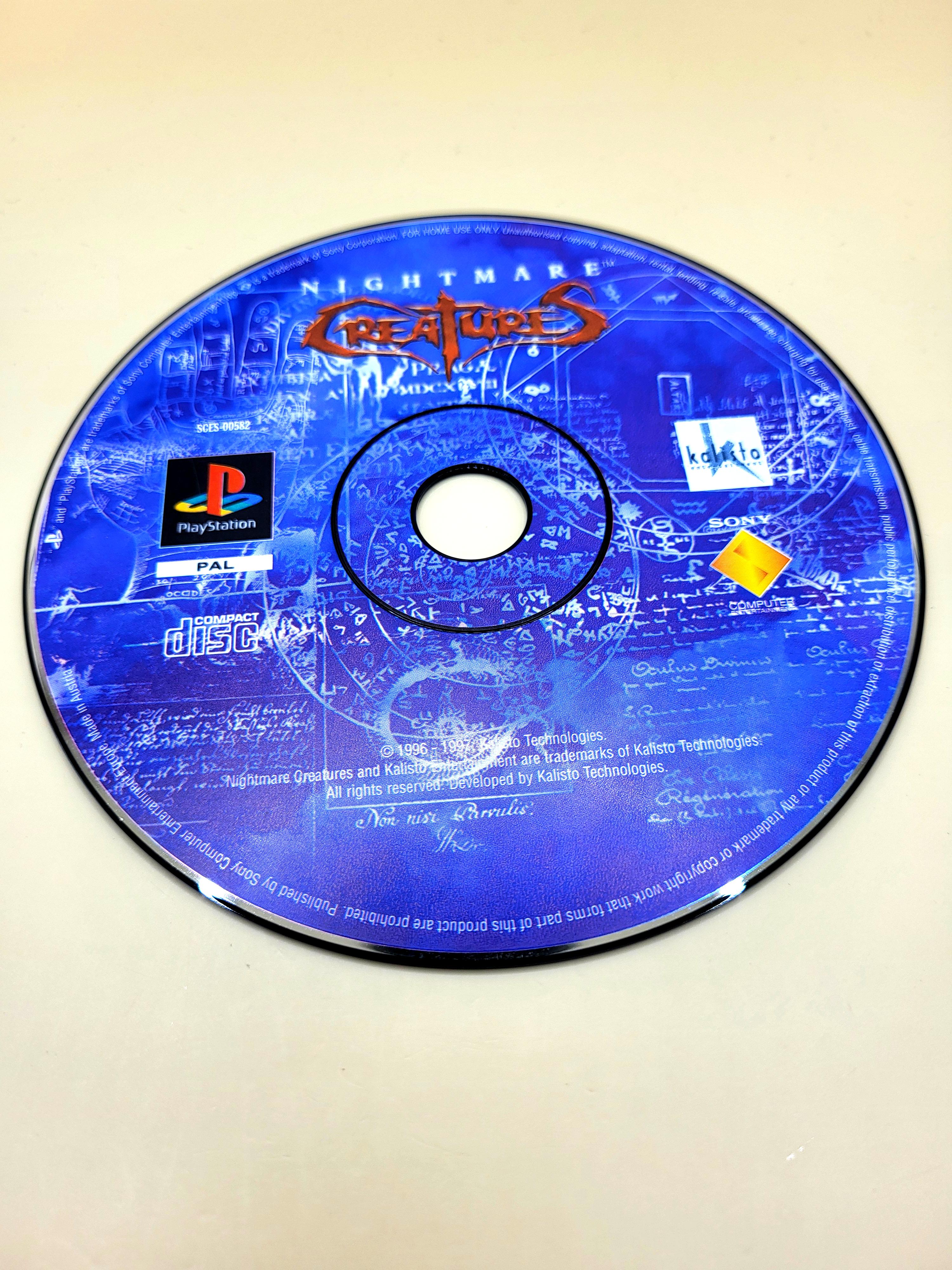 Nightmare Creatures (Disc Only) - PlayStation 1 - PS1