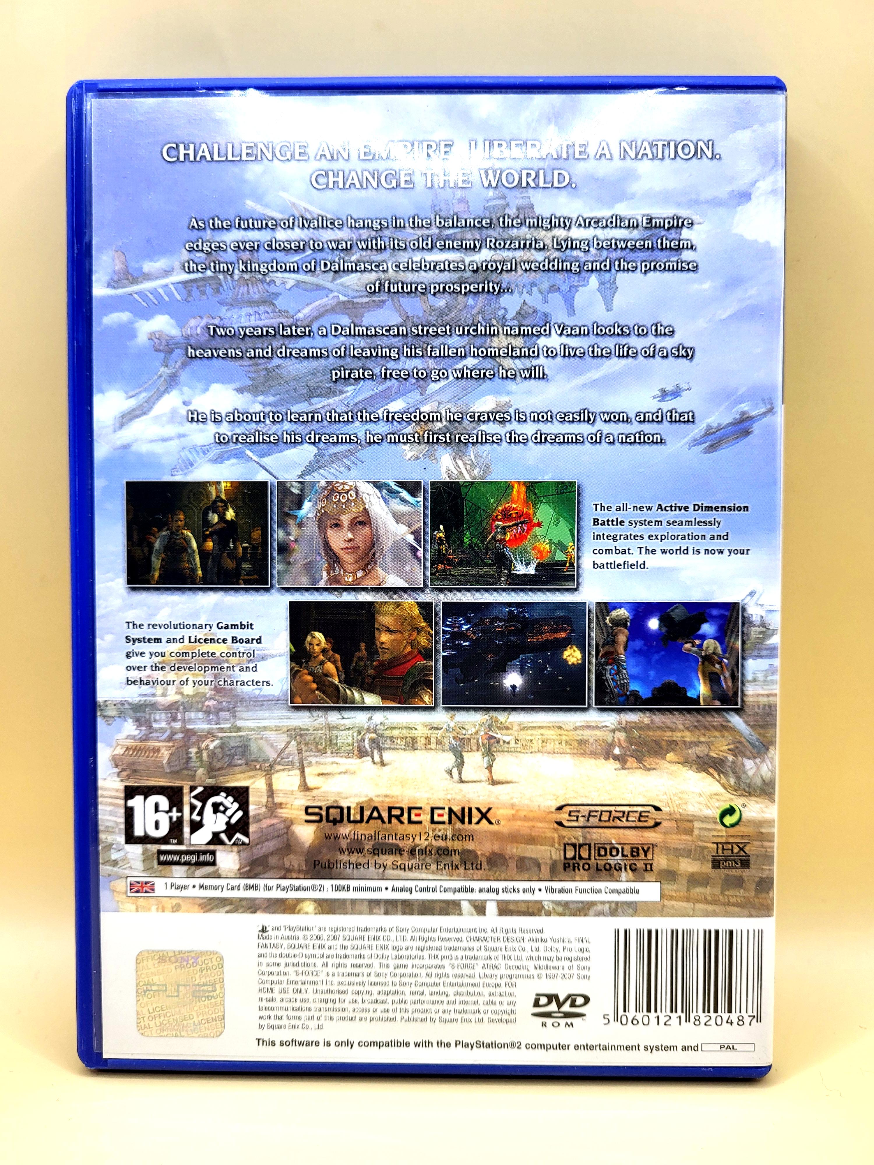 Final Fantasy XII (12) - PlayStation 2 - PS2