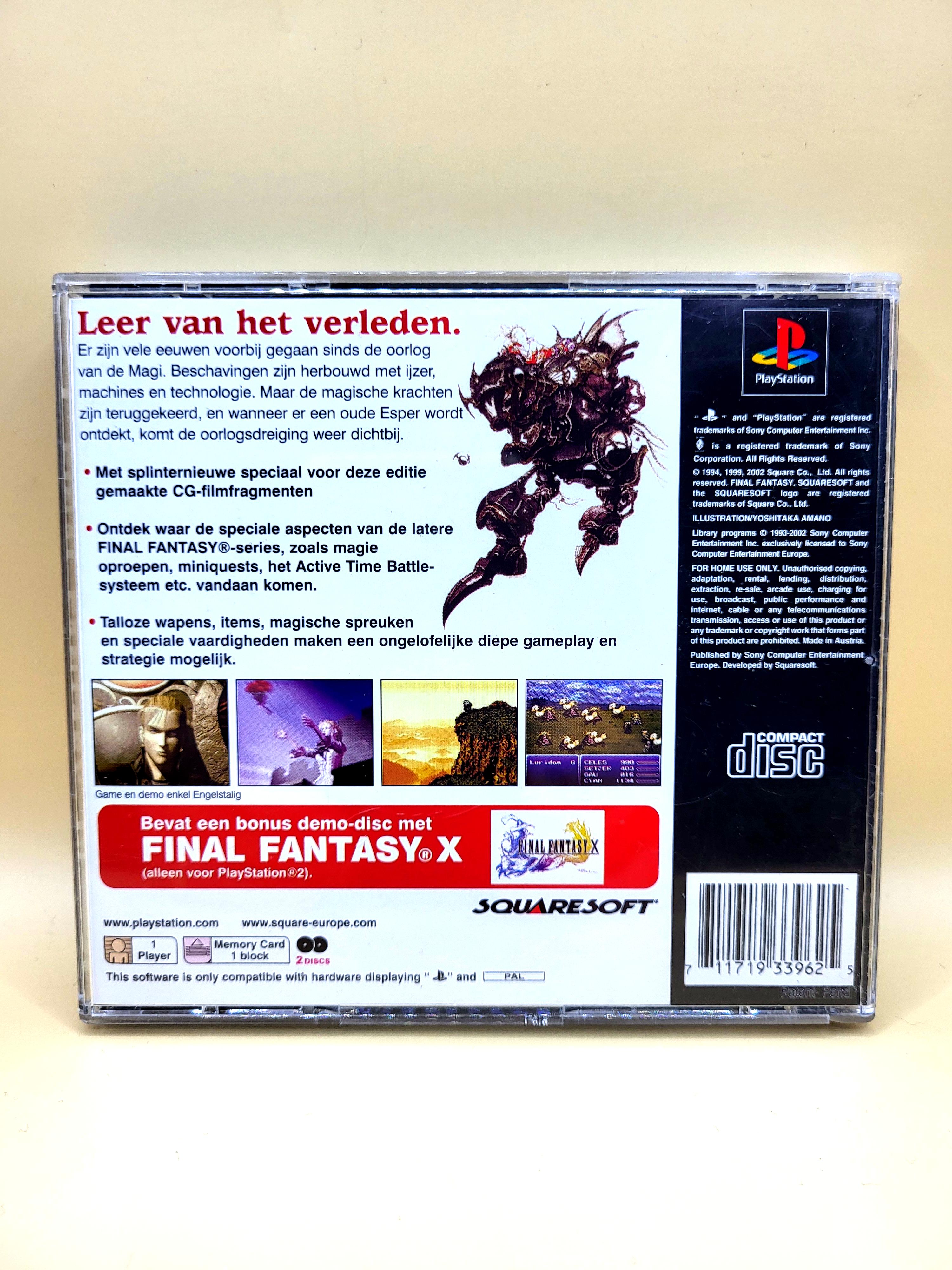 Final Fantasy VI & Demo FF X - PlayStation 1 - PS1