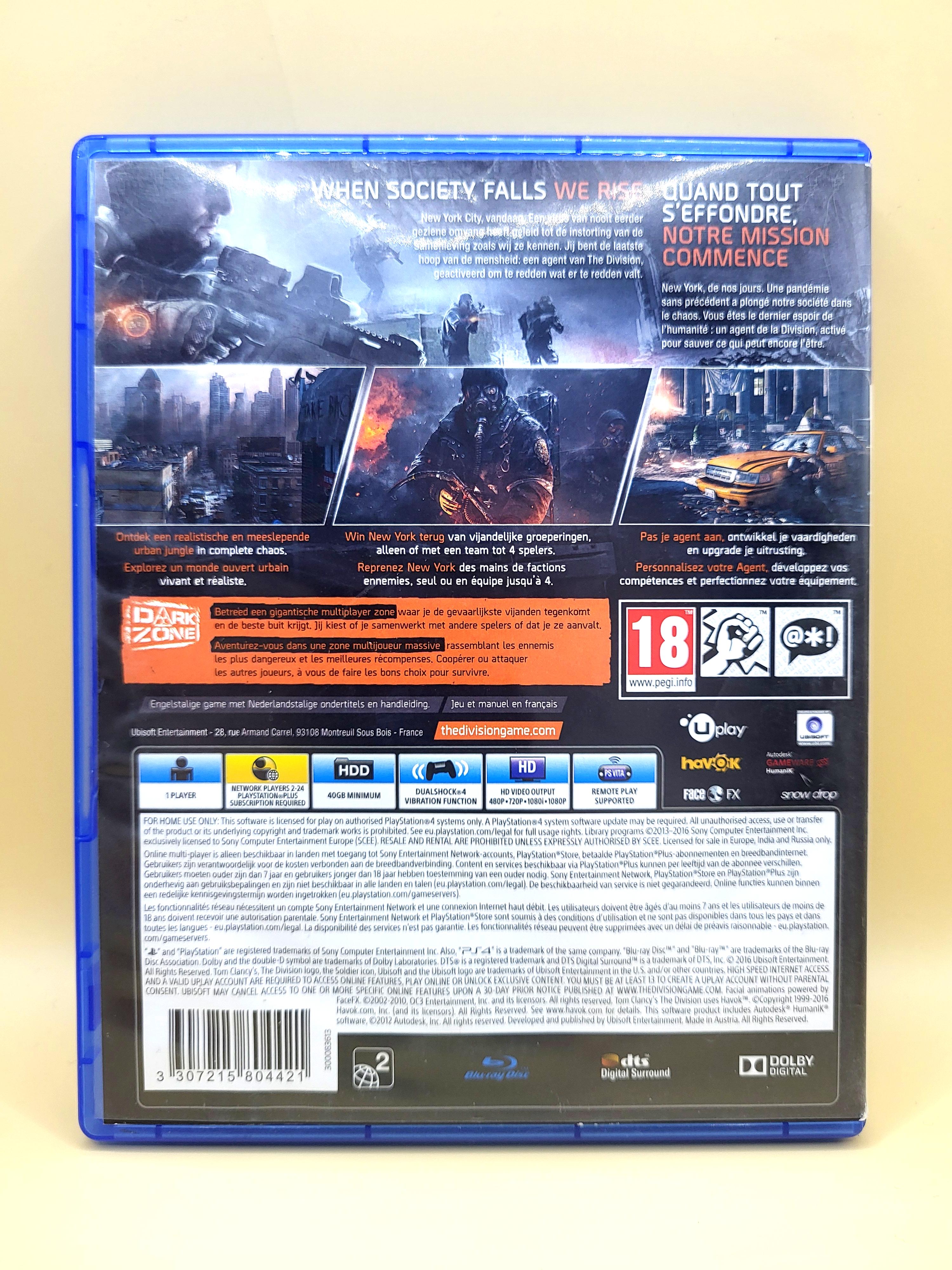 Tom Clancy's The Division - PlayStation 4 - PS4
