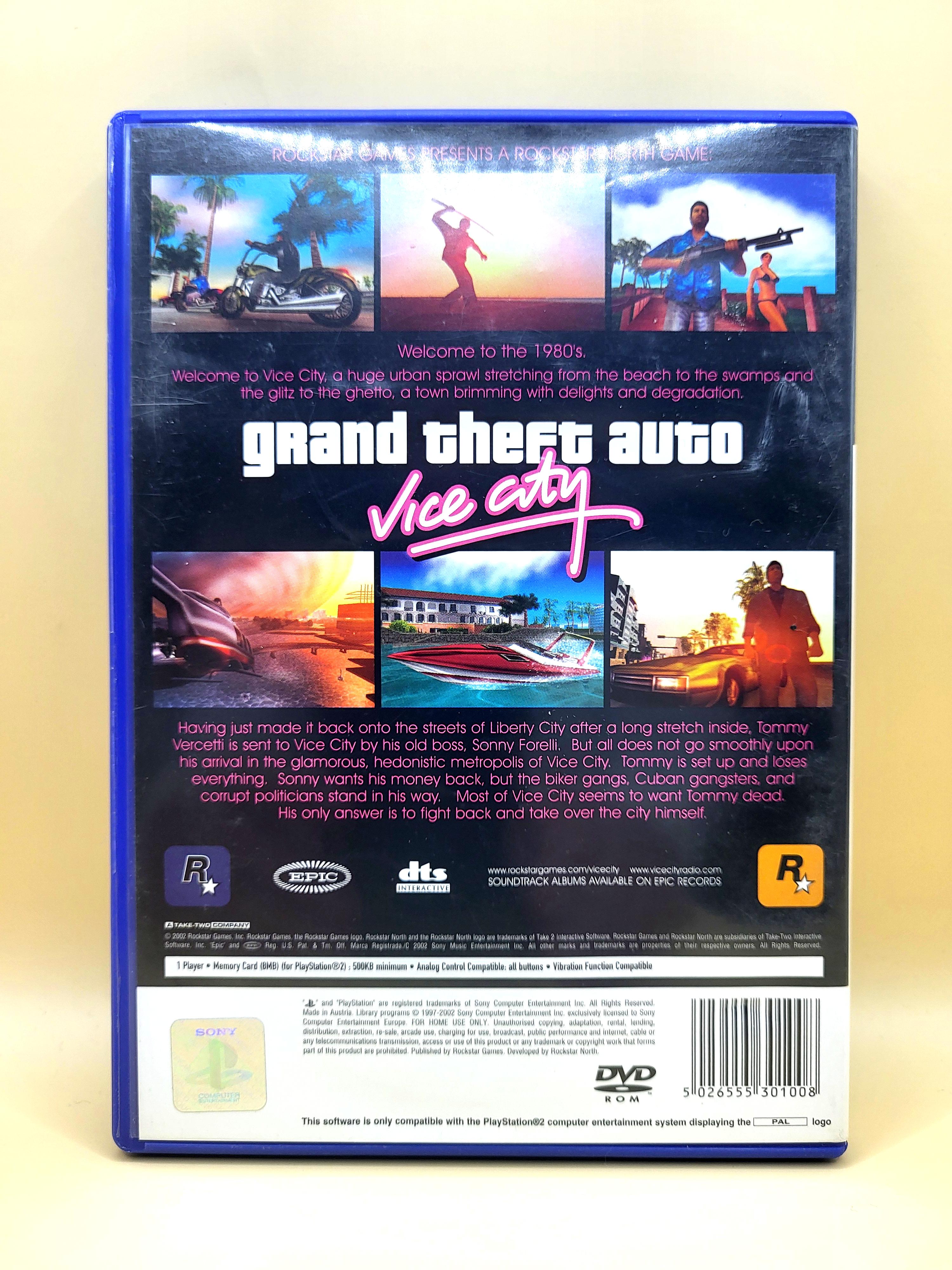 Grand Theft Auto Vice City - GTA - PlayStation 2 - PS2