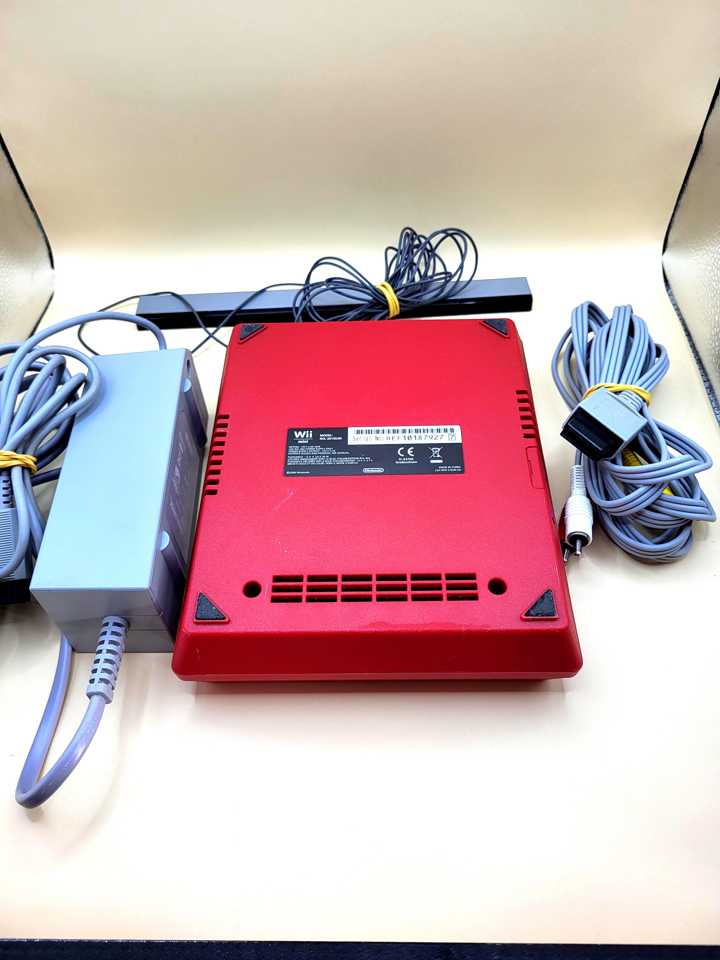 Nintendo Wii Console Mini Rood