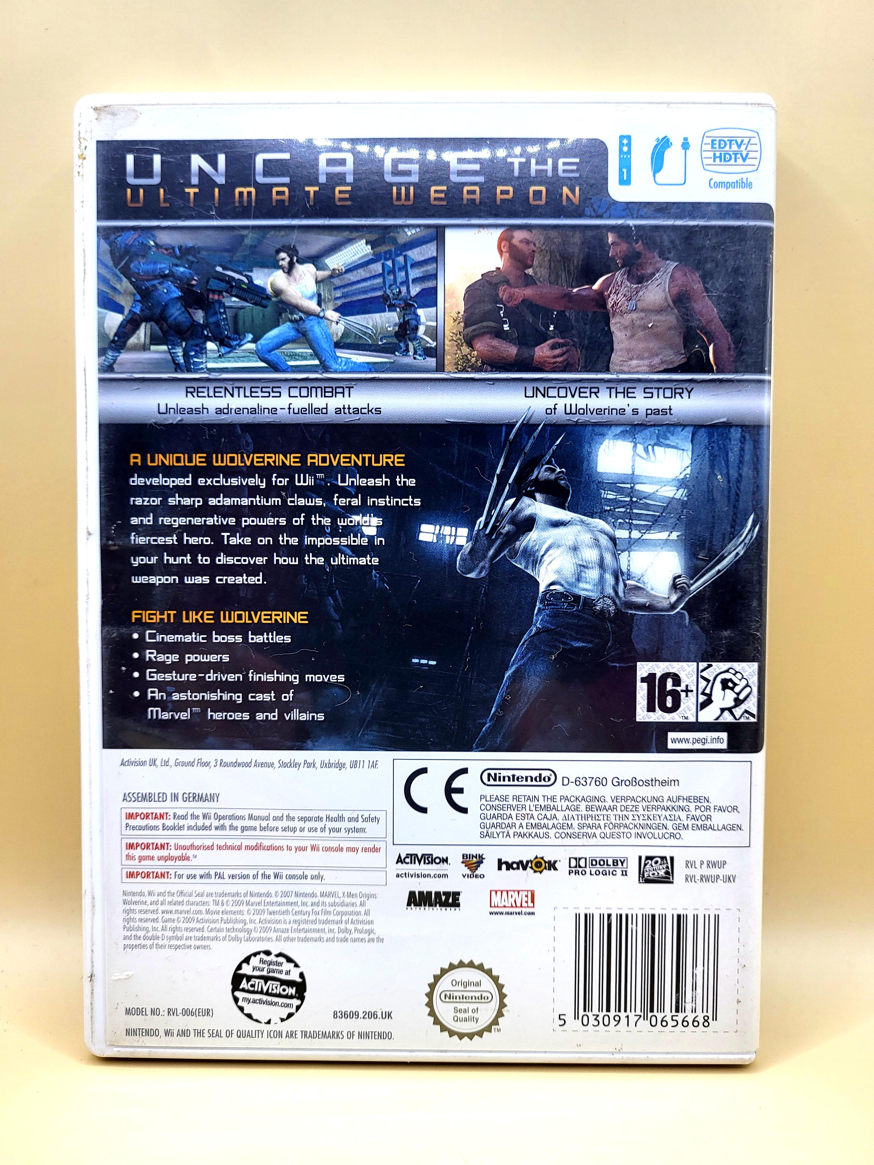 X-Men Origins Wolverine - Nintendo Wii