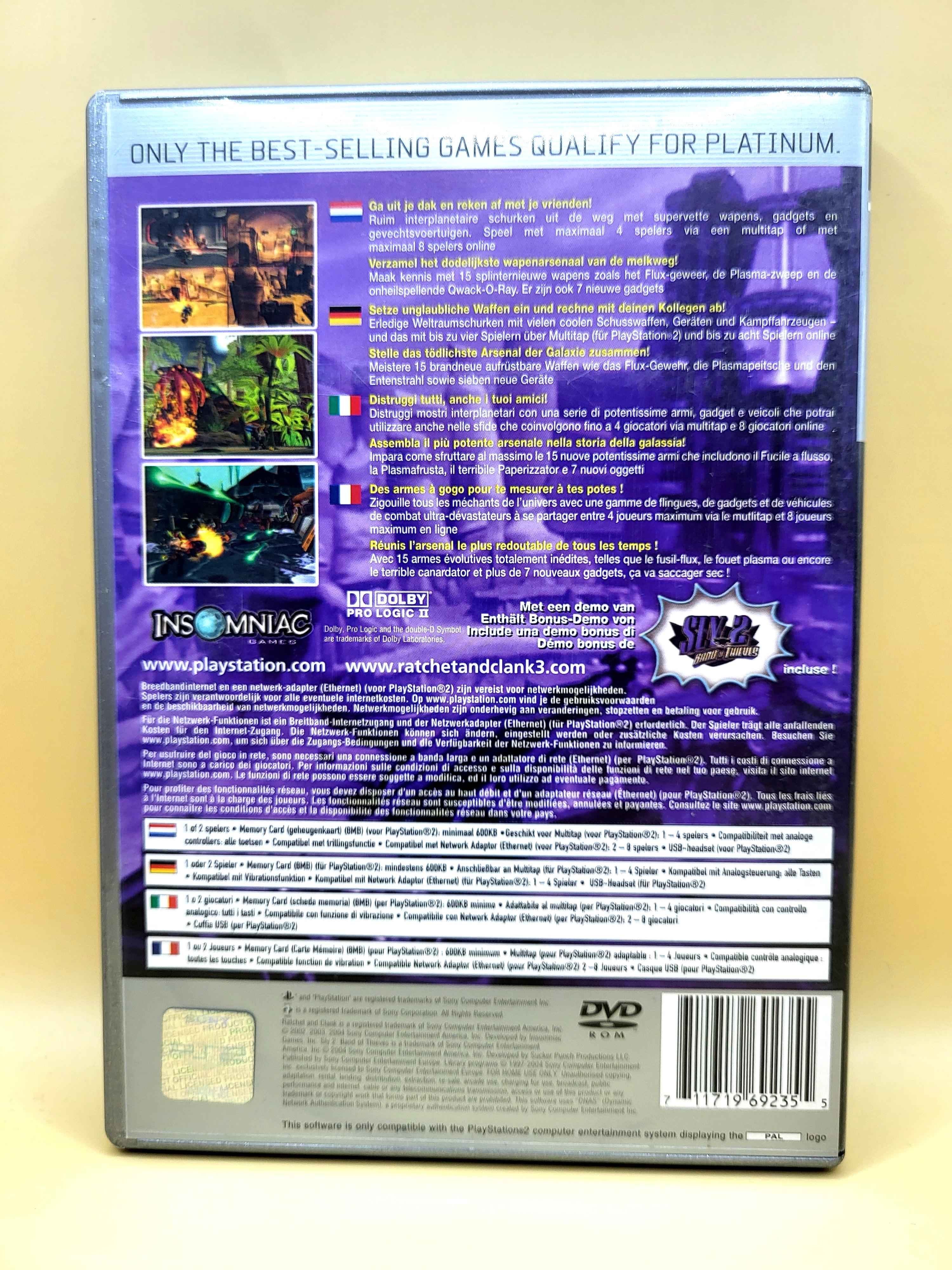 Ratchet & Clank 3 (Platinum) - PlayStation 2 - PS2