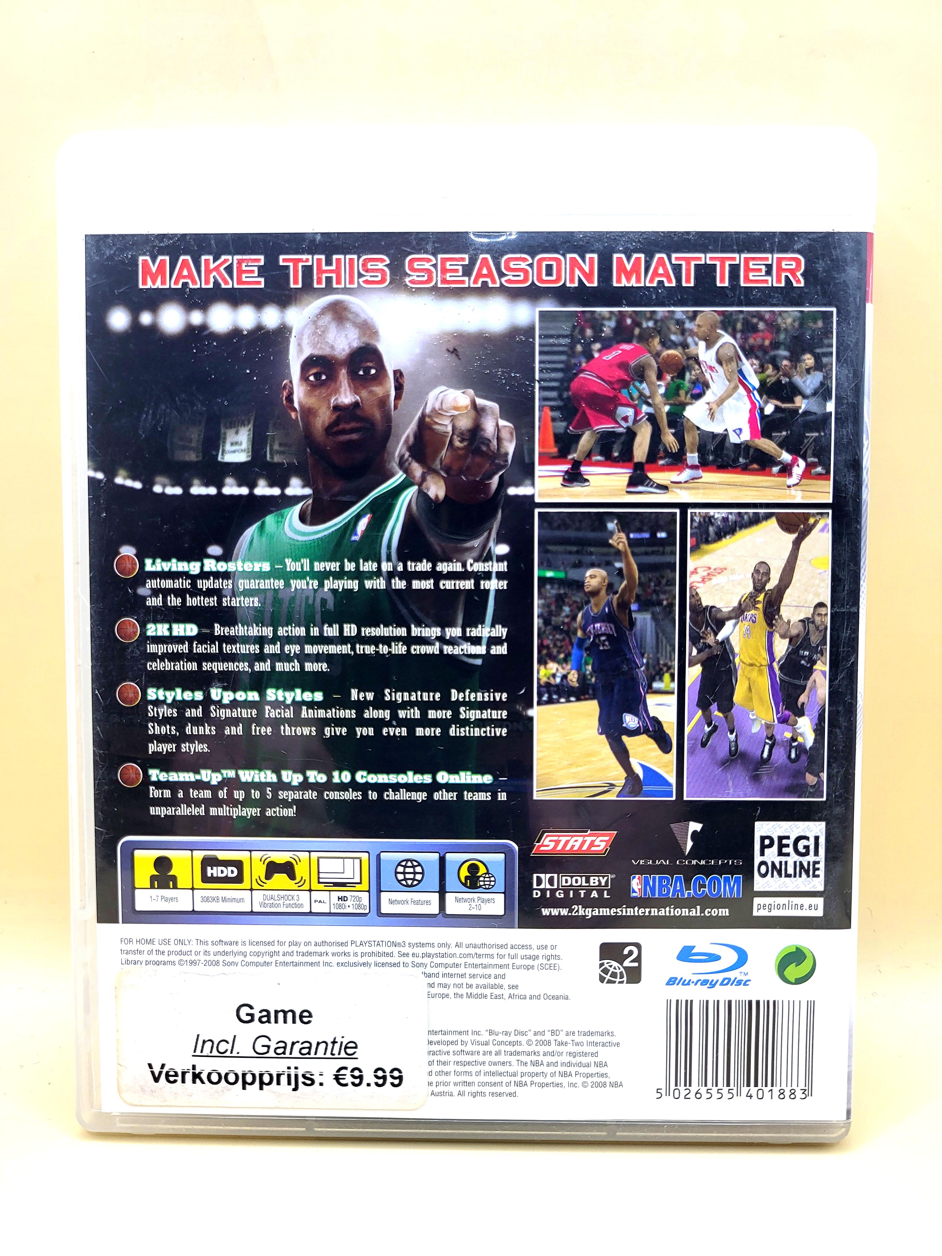 NBA 2K9 - PlayStation 3 - PS3