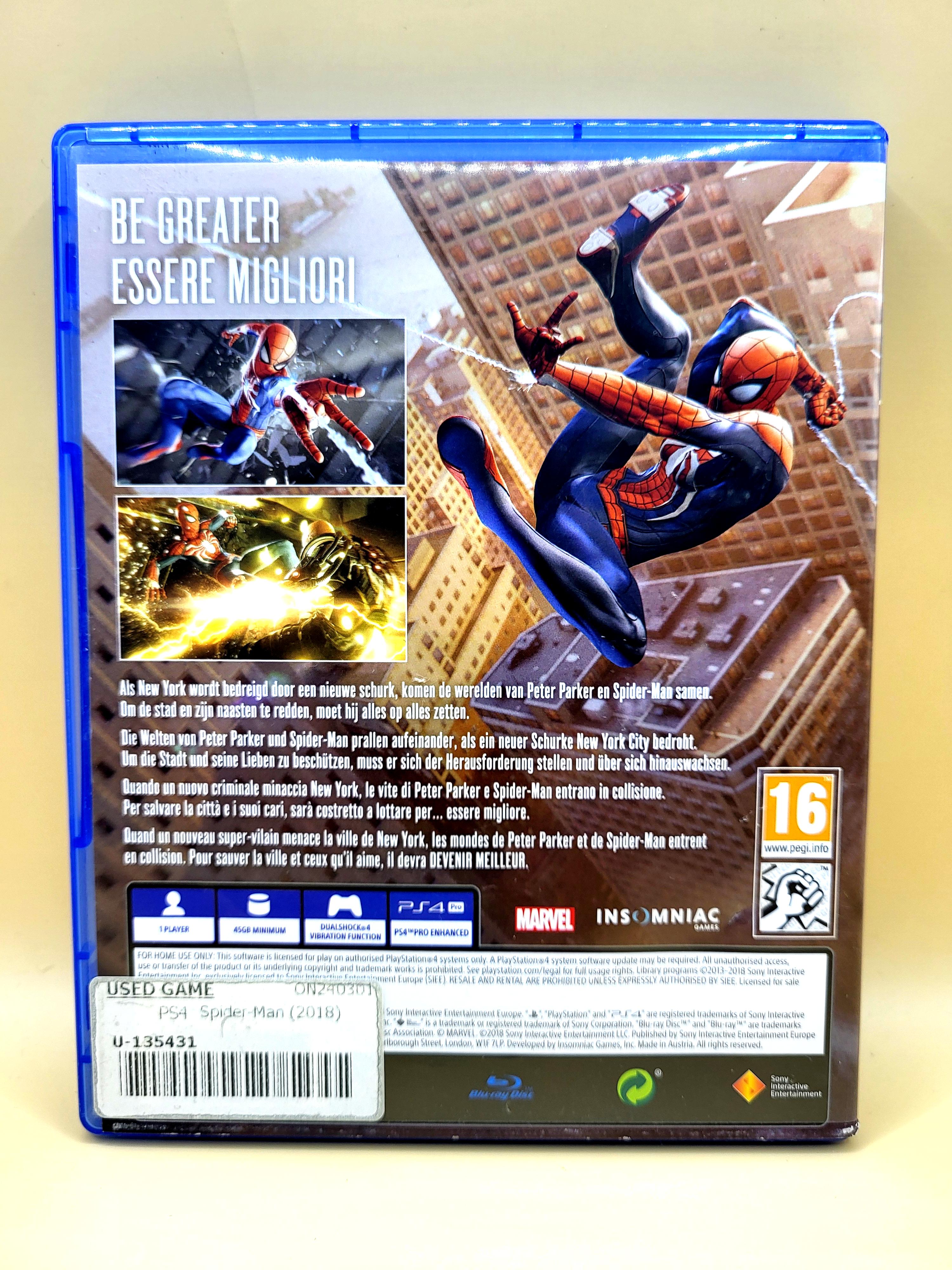 Marvel's Spider-Man - PlayStation 4 - PS4