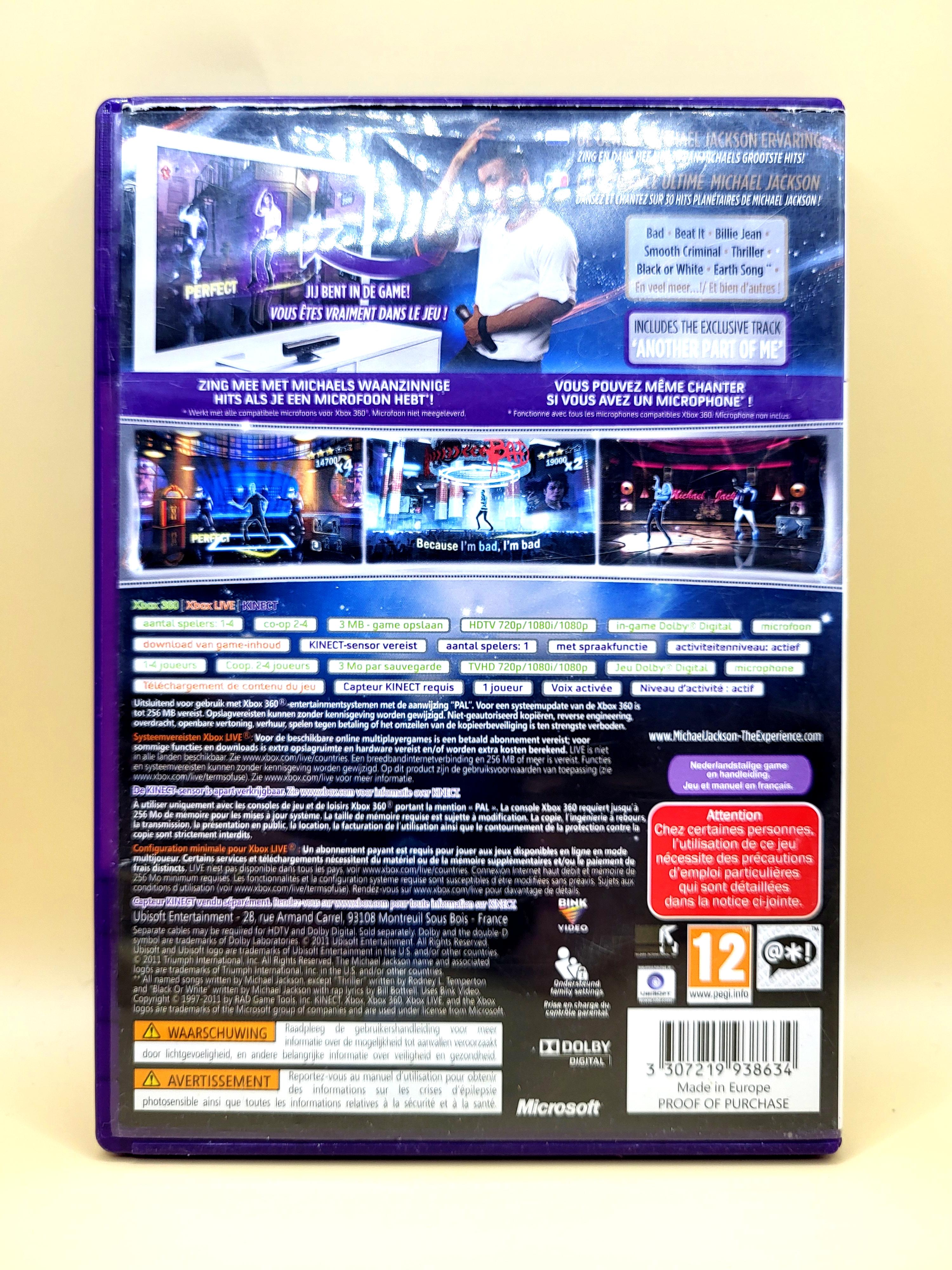 Michael Jackson: The Experience - Xbox 360 (Kinect)