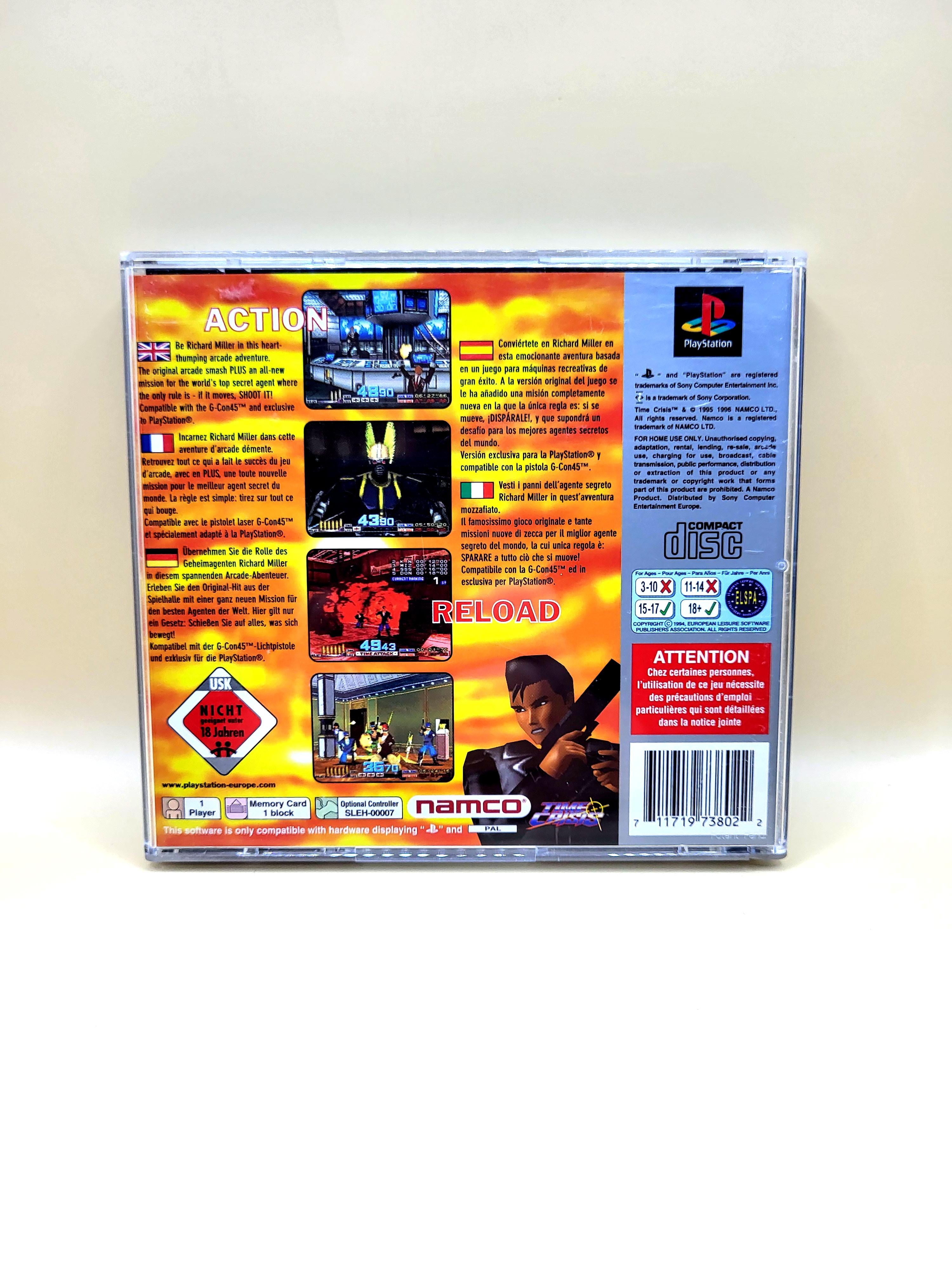 Time Crisis (Platinum) - PlayStation 1 - PS1