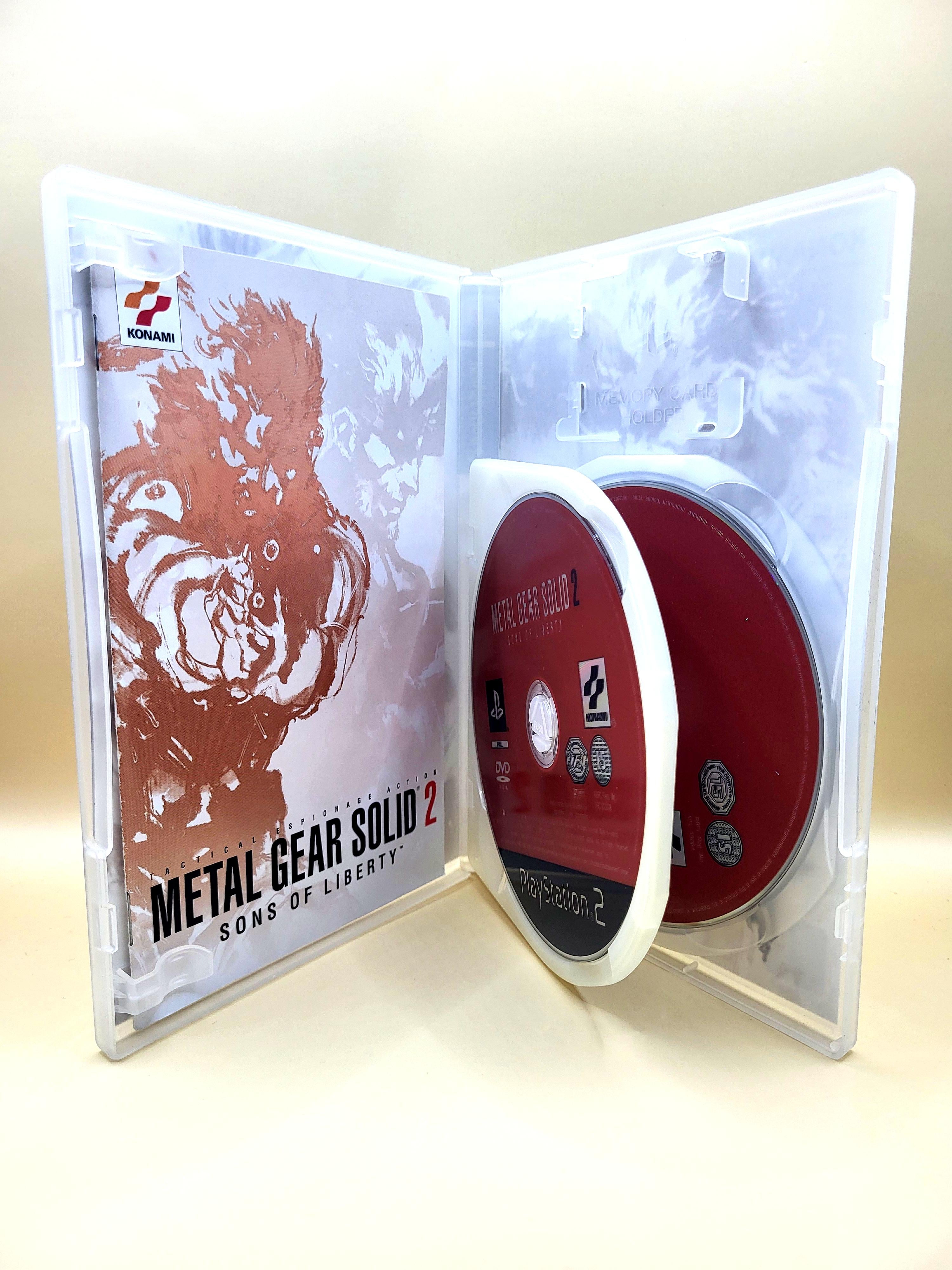 Metal Gear Solid 2 Sons of Liberty PlayStation 2 PS2 Open Doos