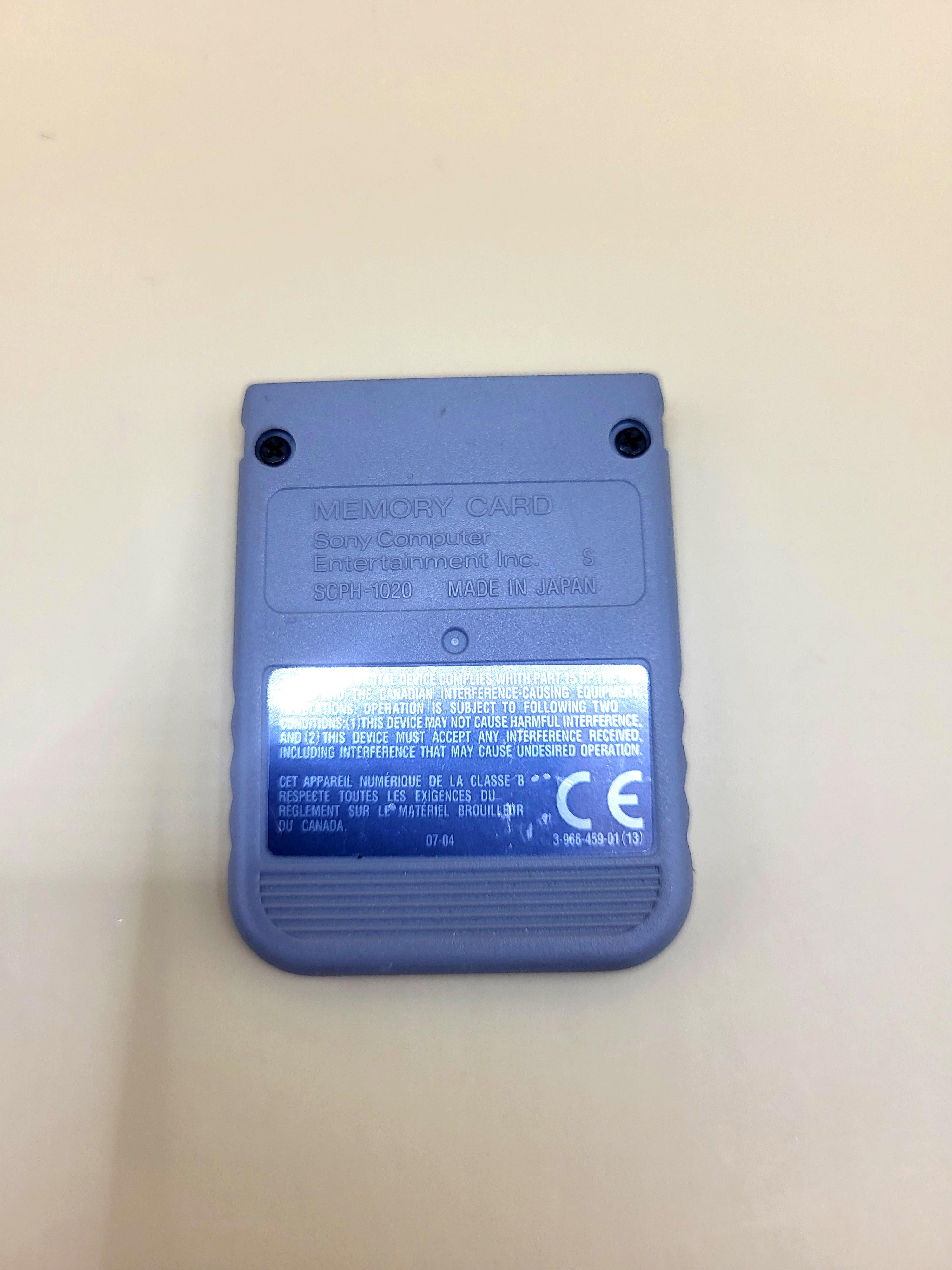 PlayStation 1 Memory Card 1MB Donker Grijs - PS1